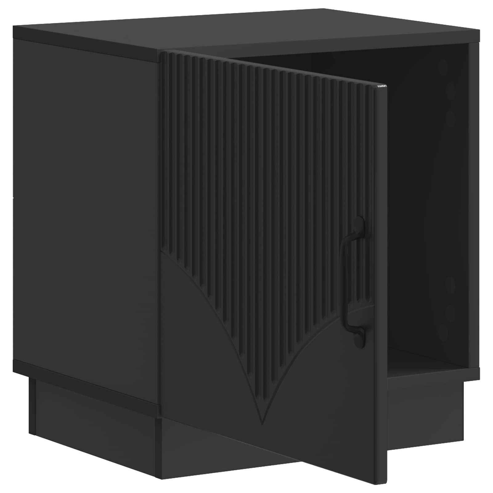 Noćni ormarić 2 pcs Crna 43 x 34,5 x 47 cm Konstruirano drvo