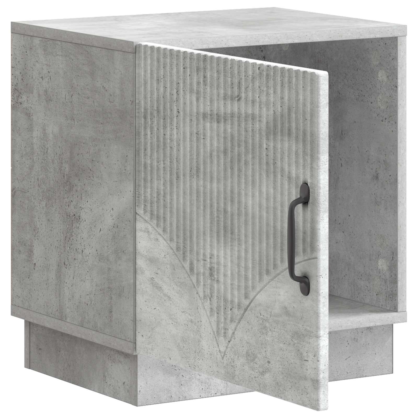 Noćni ormarić Betonska siva 43 x 34,5 x 47 cm Konstruirano drvo