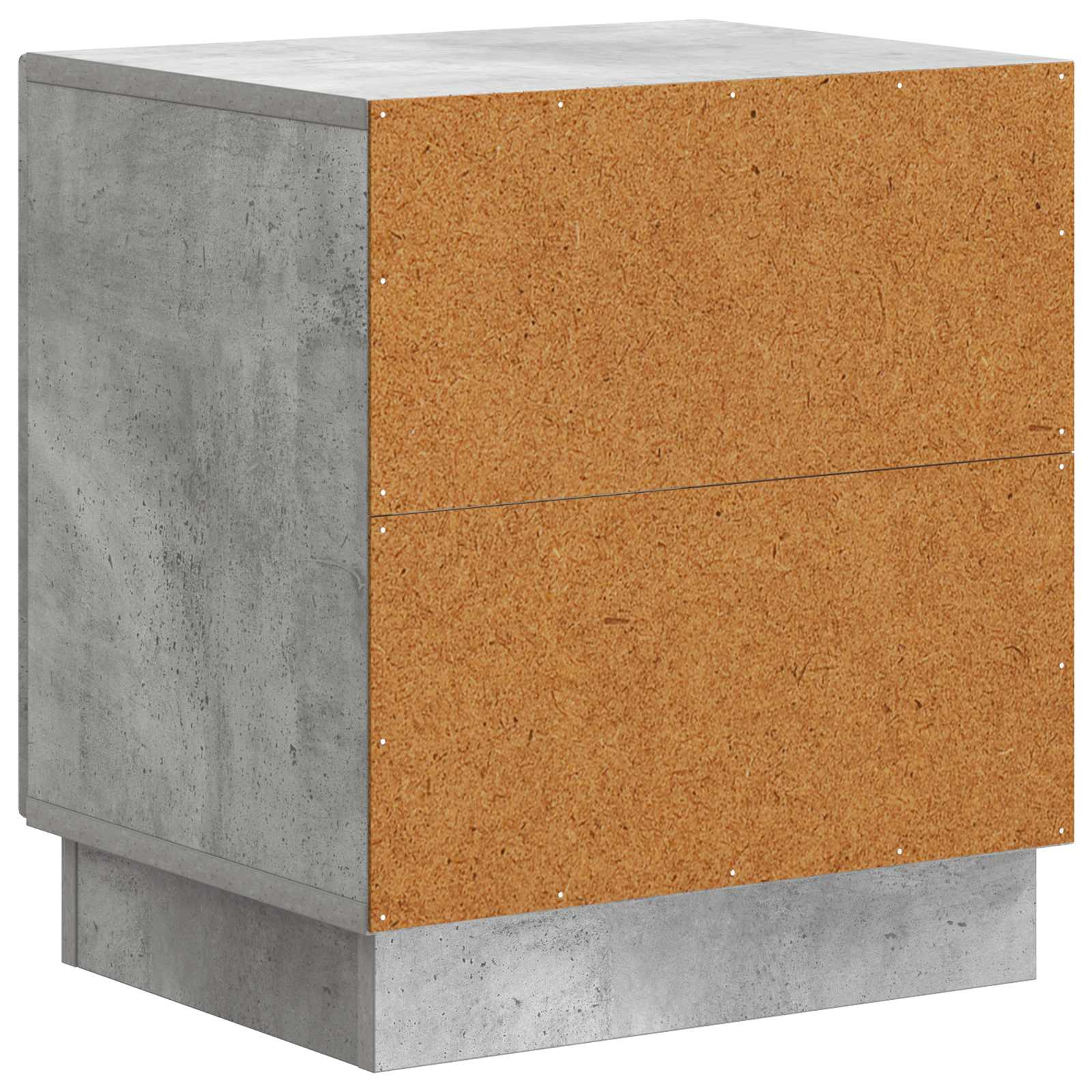 Noćni ormarić Betonska siva 43 x 34,5 x 47 cm Konstruirano drvo