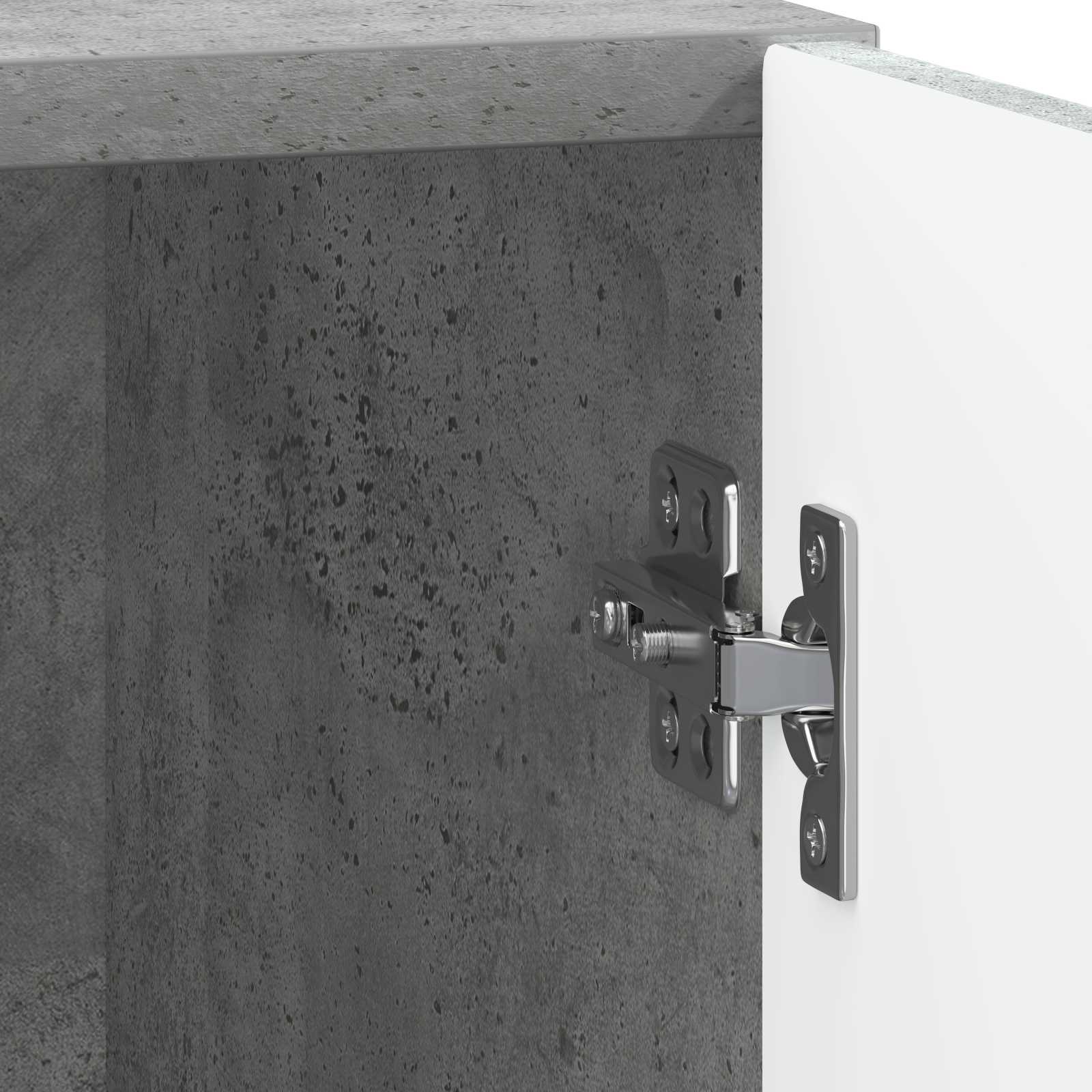 Noćni ormarić 2 pcs Betonska siva 43 x 34,5 x 47 cm