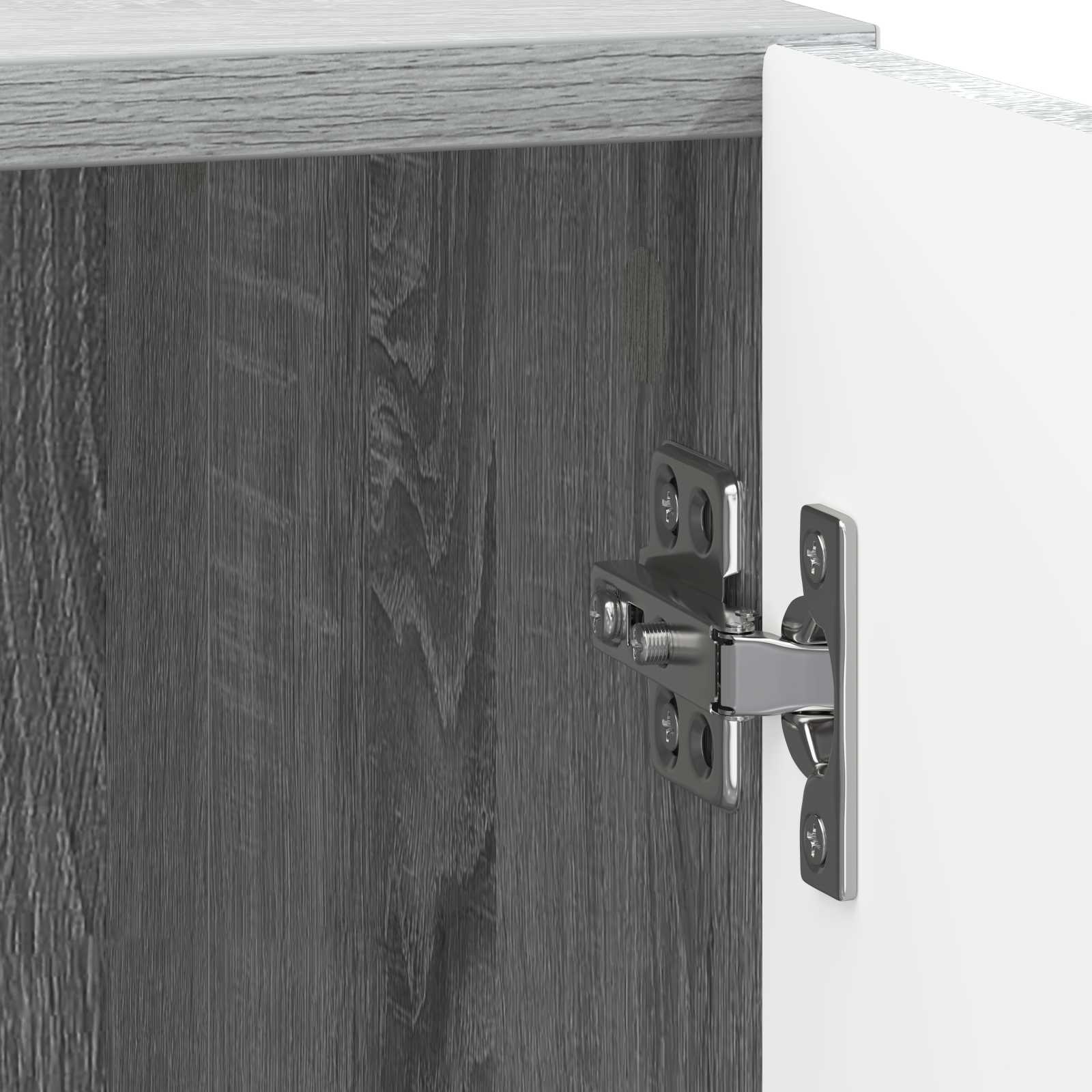 Noćni ormarić 2 pcs Siva Sonoma 43 x 34,5 x 47 cm