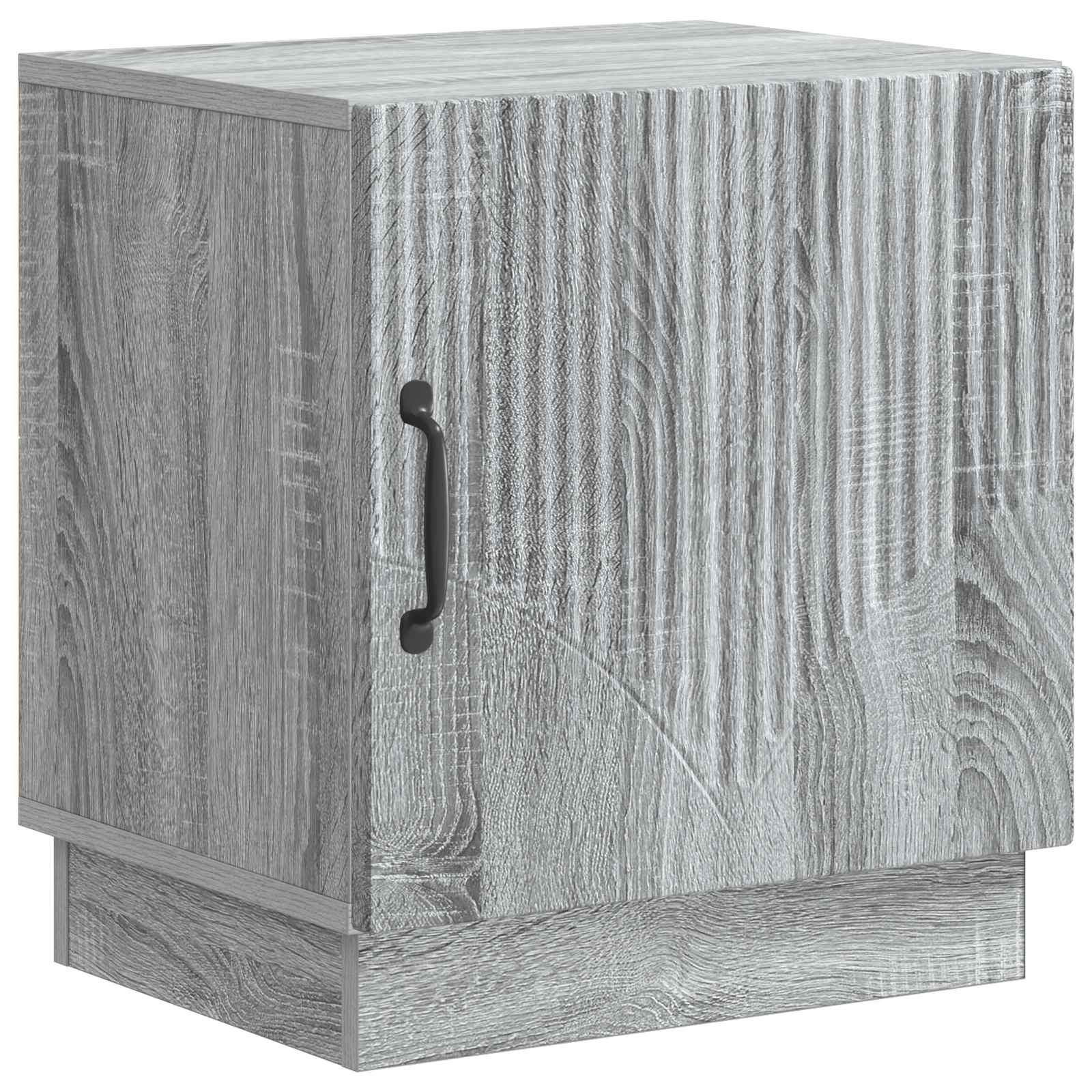 Noćni ormarić 2 pcs Siva Sonoma 43 x 34,5 x 47 cm