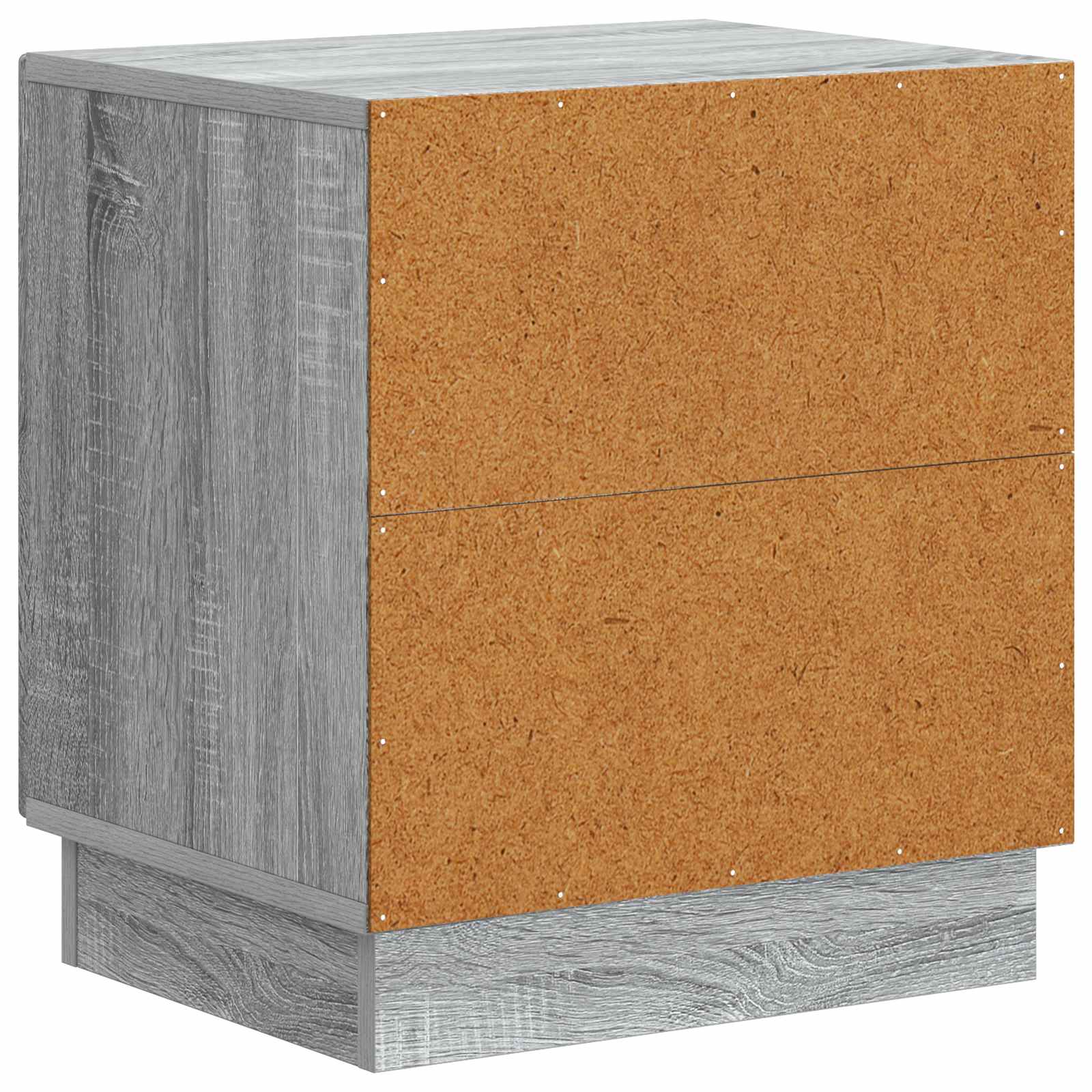 Noćni ormarić 2 pcs Siva Sonoma 43 x 34,5 x 47 cm