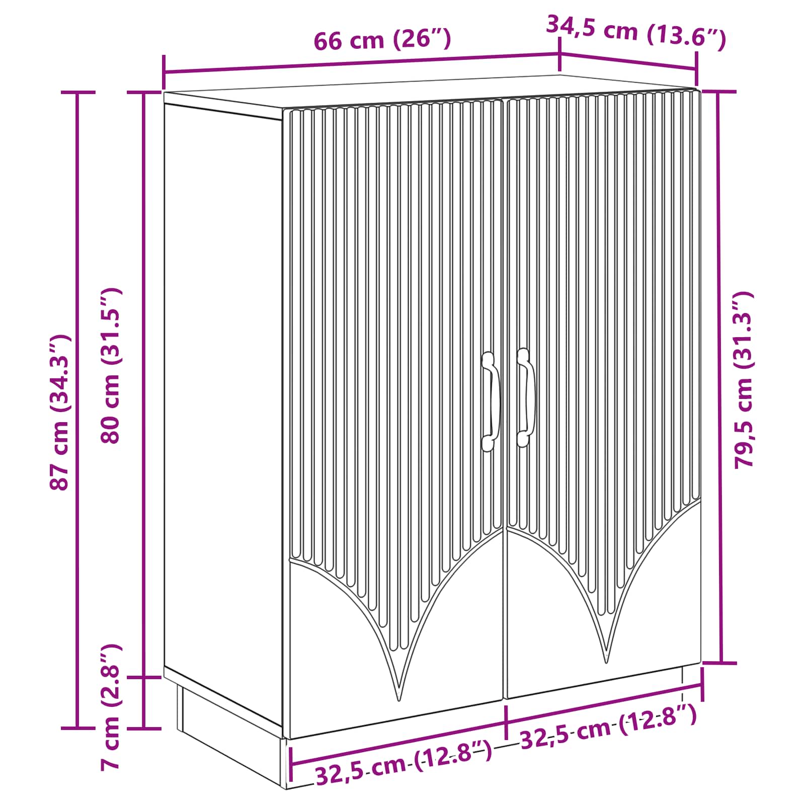 Kreveta Bijela 66 x 34,5 x 87 cm Konstruirano drvo