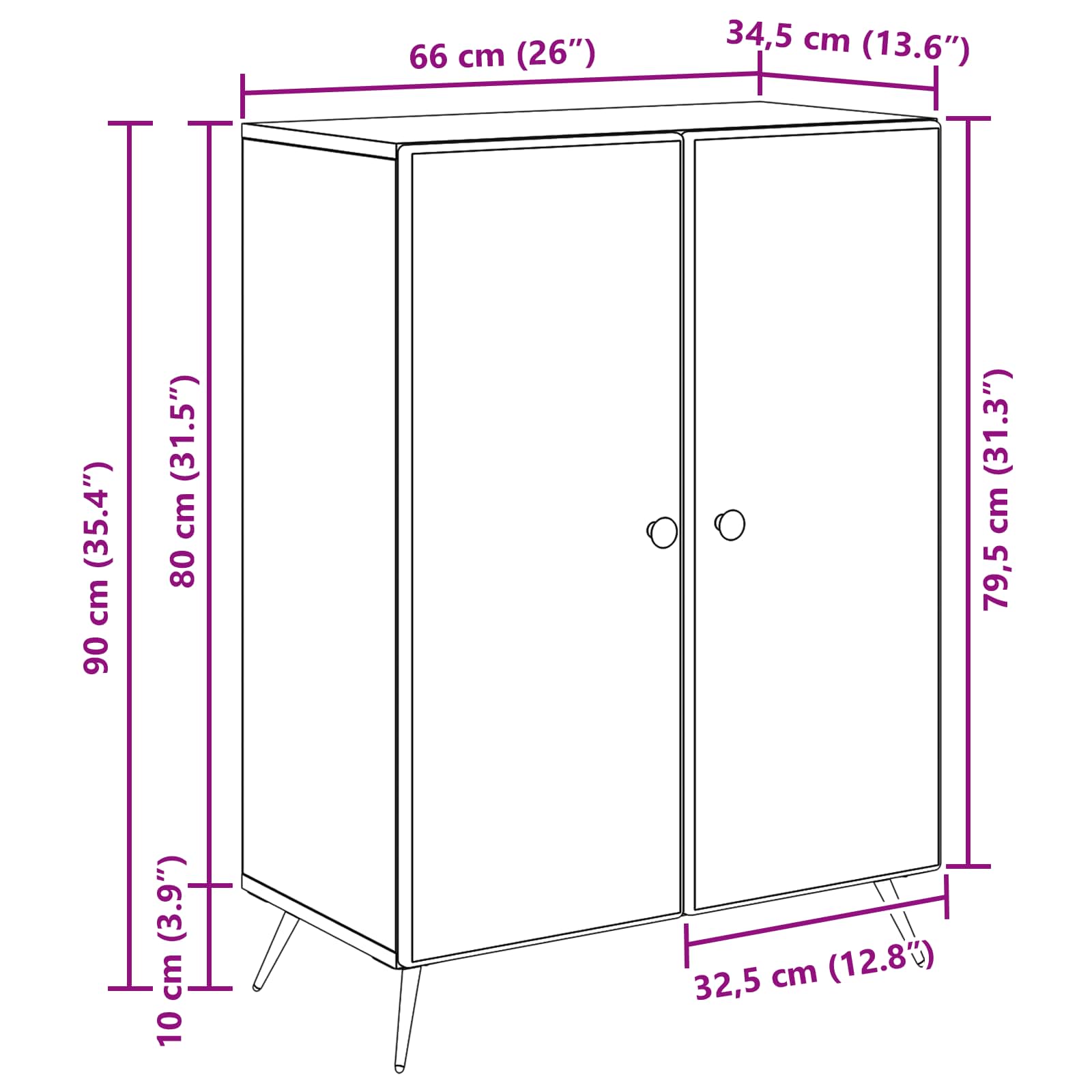 Kreveta Bijela 66 x 34,5 x 90 cm Konstruirano drvo