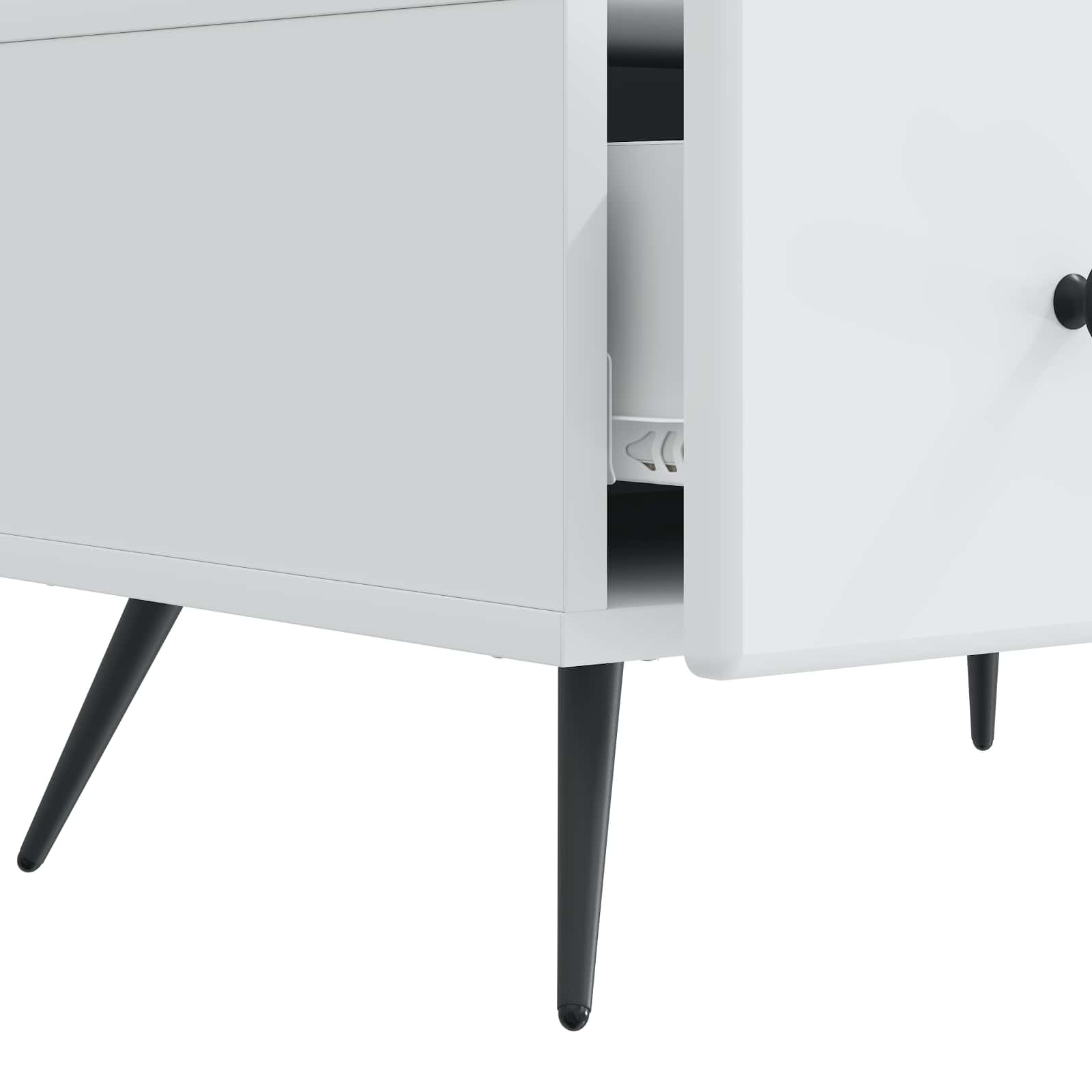 TV ormar s ladicama Bijela 147 x 34,5 x 30 cm Konstruirano drvo