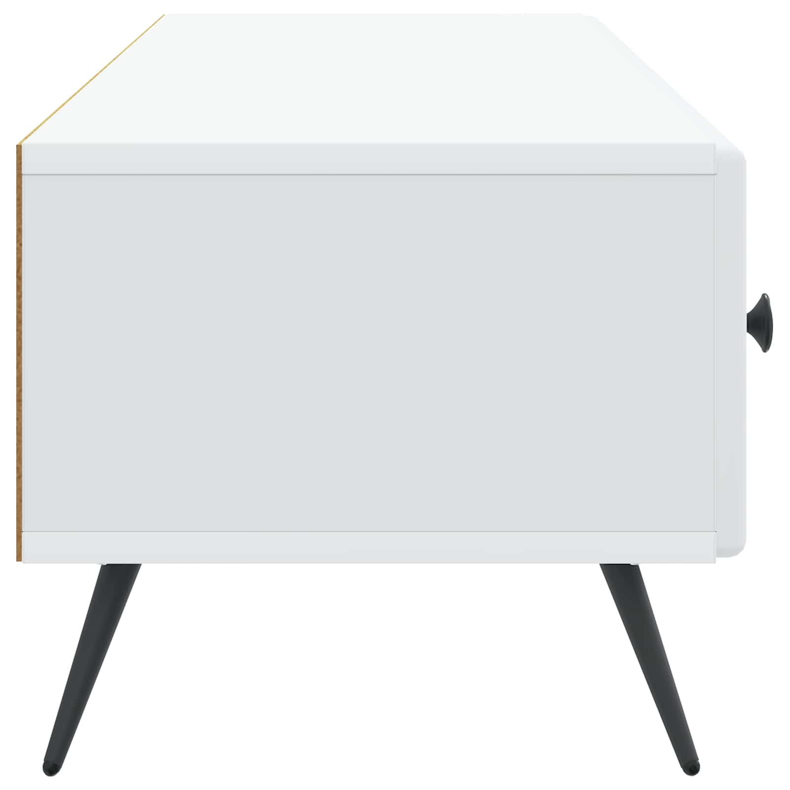 TV ormar s ladicama Bijela 147 x 34,5 x 30 cm Konstruirano drvo
