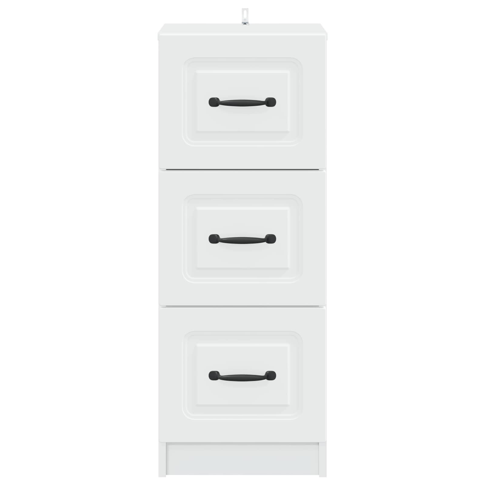 Ormar s ladicama Bijela 33 x 34,5 x 87 cm Konstruirano drvo
