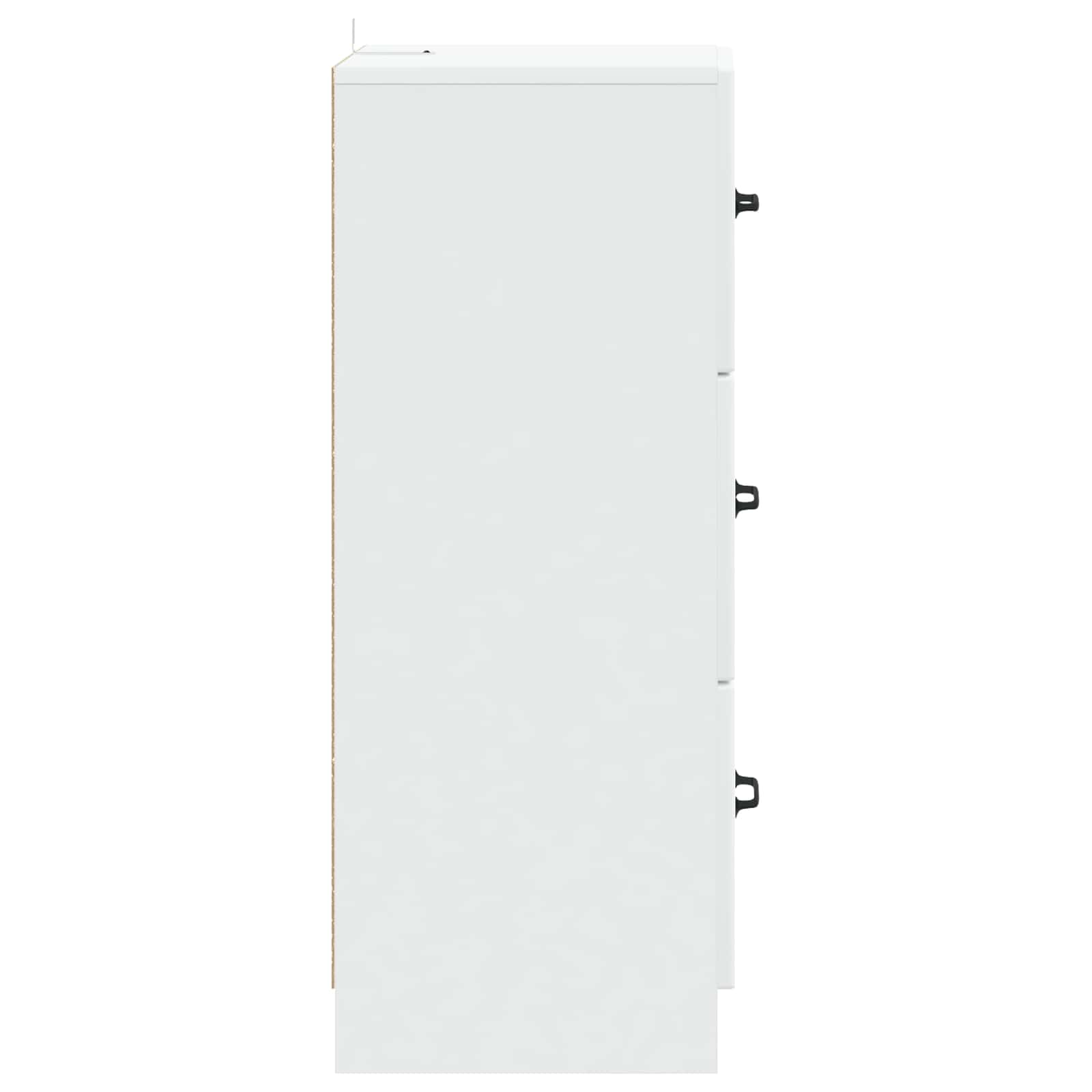 Ormar s ladicama Bijela 33 x 34,5 x 87 cm Konstruirano drvo
