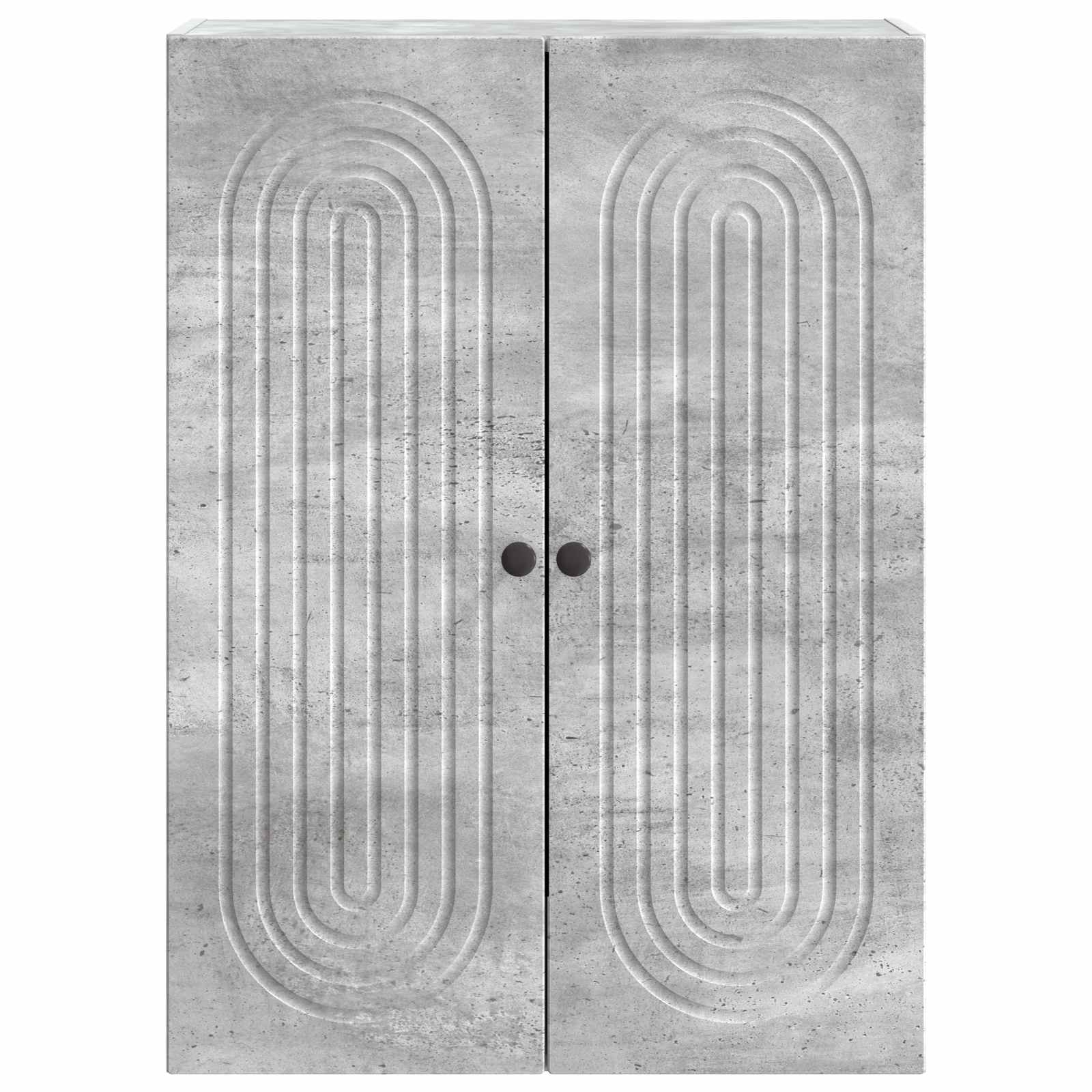 Ormar za montažu na zid Betonska siva 66 x 34,5 x 90 cm