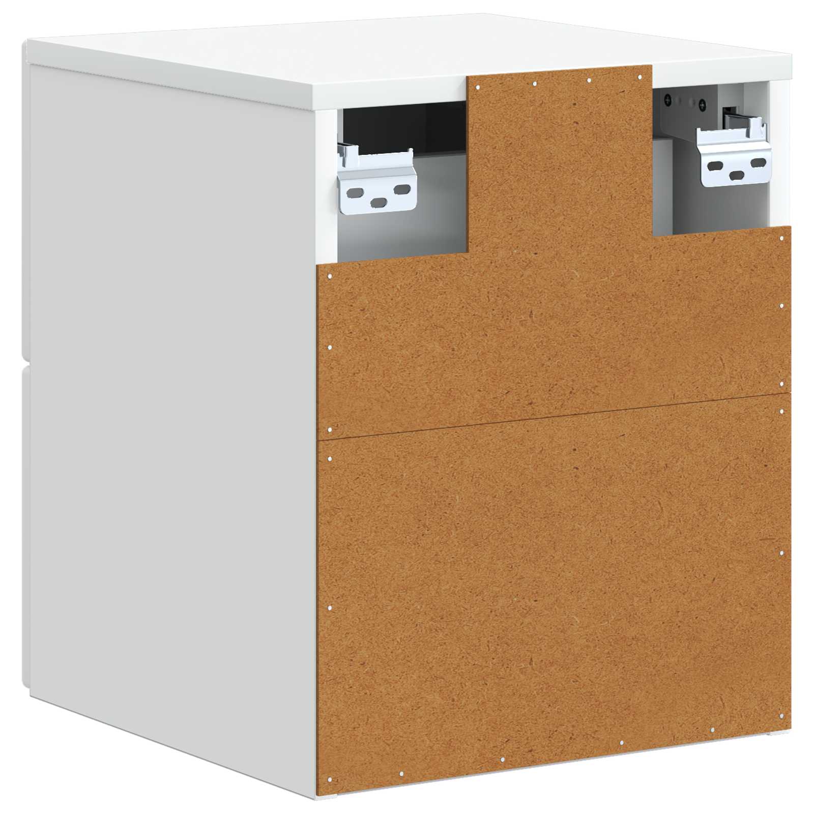 Noćni ormarić za montažu na zid Zidne Bijela 33 x 34,5 x 40 cm