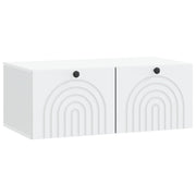 TV ormar za zid Bijela 78,5 x 41 x 30 cm Konstruirano drvo