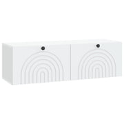 TV ormar za zid Zidne Bijela 98 x 31 x 30 cm Konstruirano drvo
