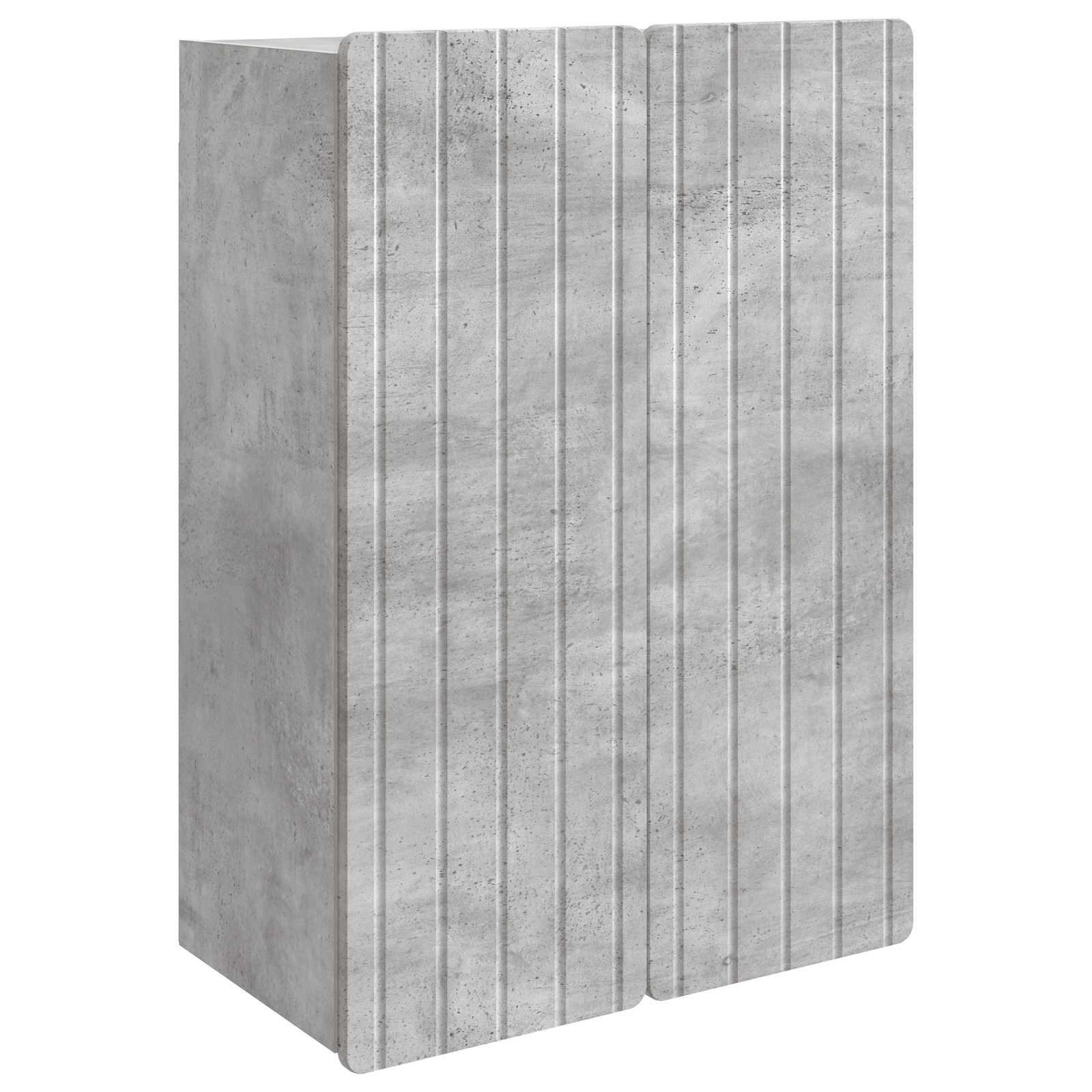 Ormar za montažu na zid Betonska siva 66 x 34,5 x 92 cm