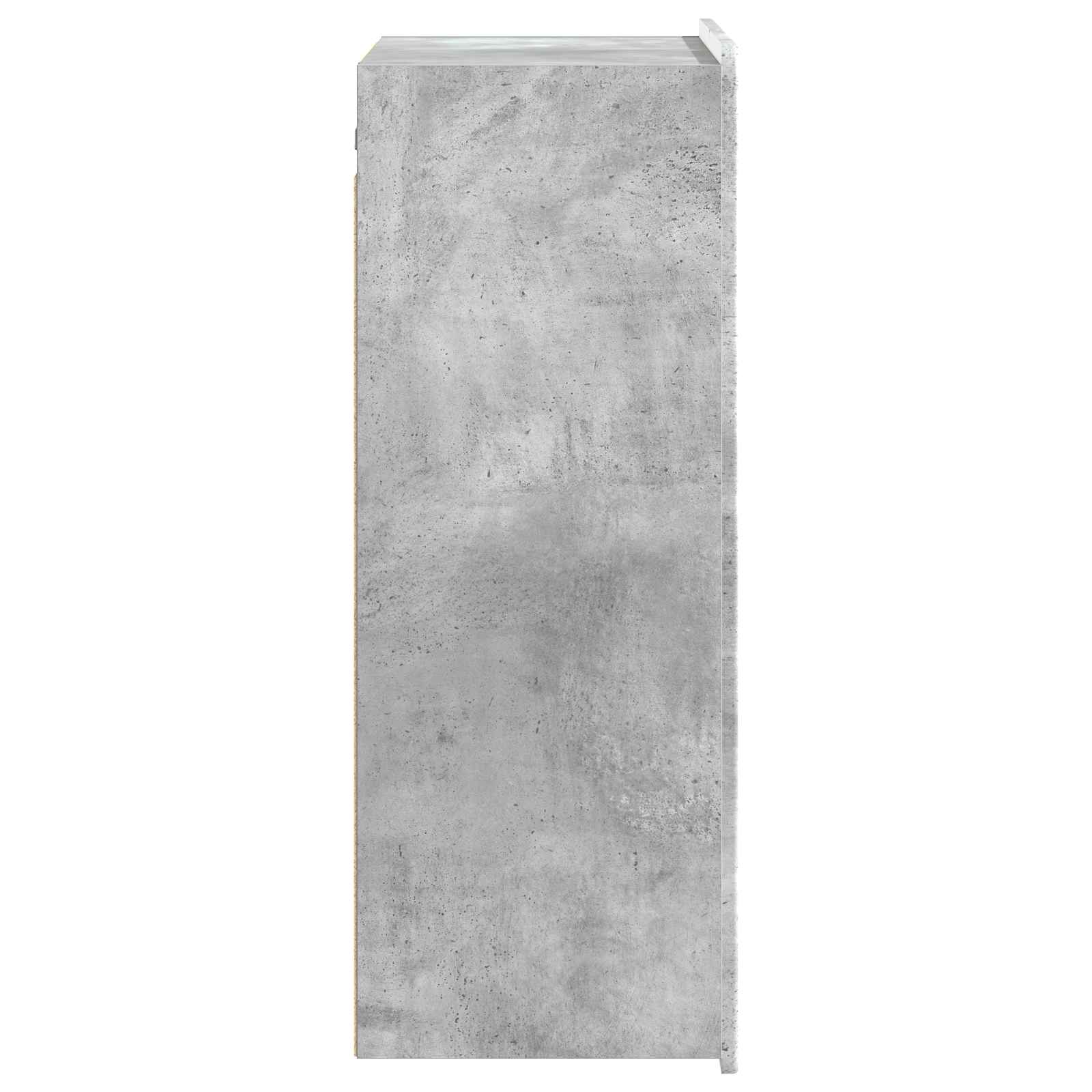 Ormar za montažu na zid Betonska siva 66 x 34,5 x 92 cm