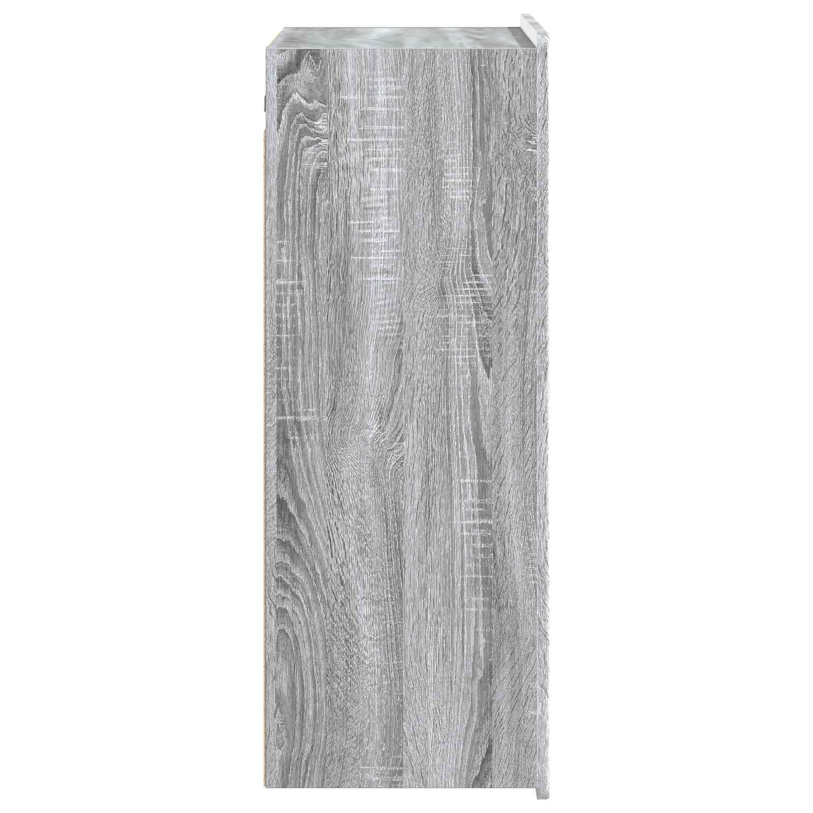 Ormar za montažu na zid Siva Sonoma 66 x 34,5 x 92 cm