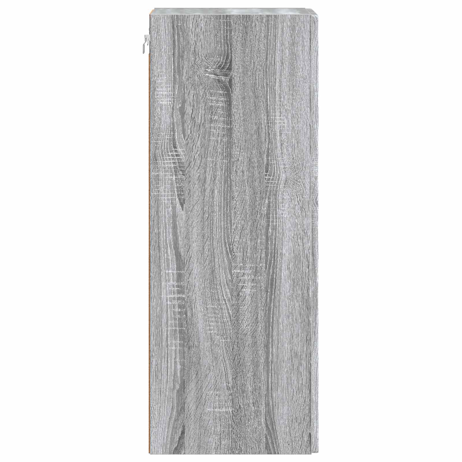 Ormar za montažu na zid Siva Sonoma 66 x 34,5 x 90 cm