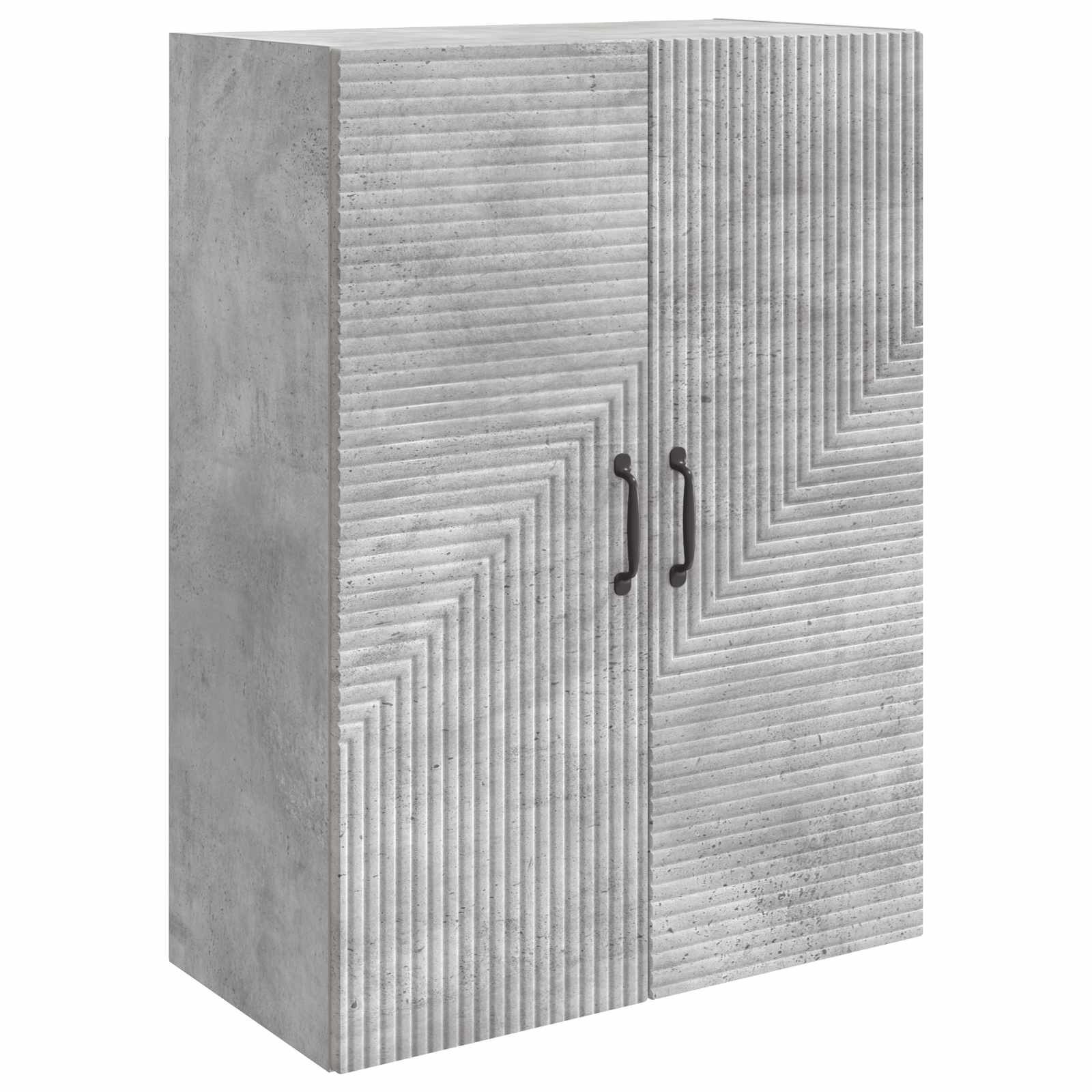 Ormar za montažu na zid Betonska siva 66 x 34,5 x 90 cm