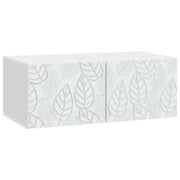 TV ormar za zid 98 x 41 x 30 cm Bijela Konstruirano drvo Zidne