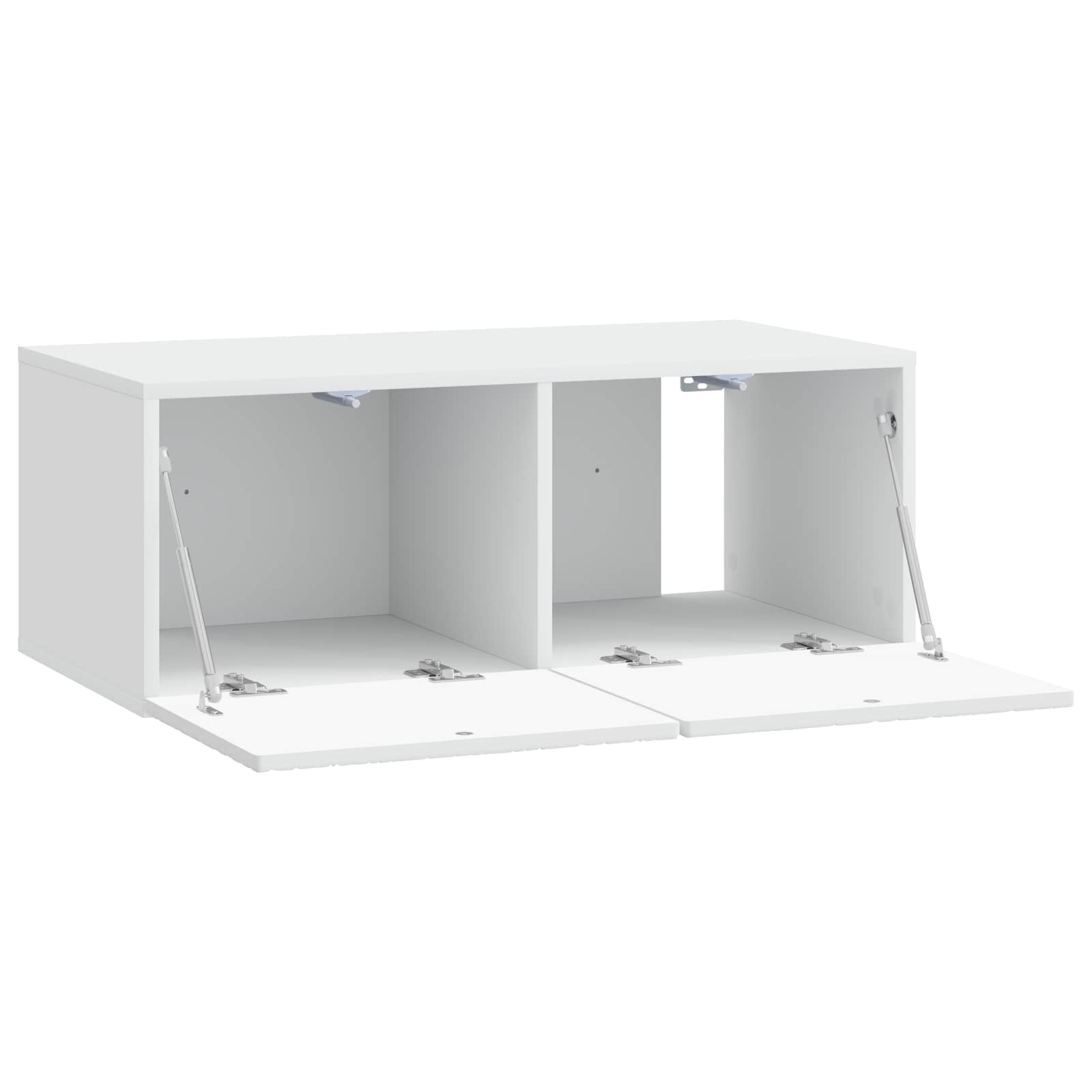 TV ormar za zid 59,5 x 31 cm Bijela Konstruirano drvo Zidne