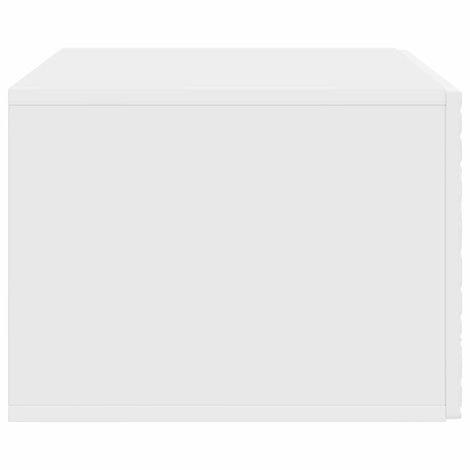 TV ormar za zid 59,5 x 31 cm Bijela Konstruirano drvo Zidne