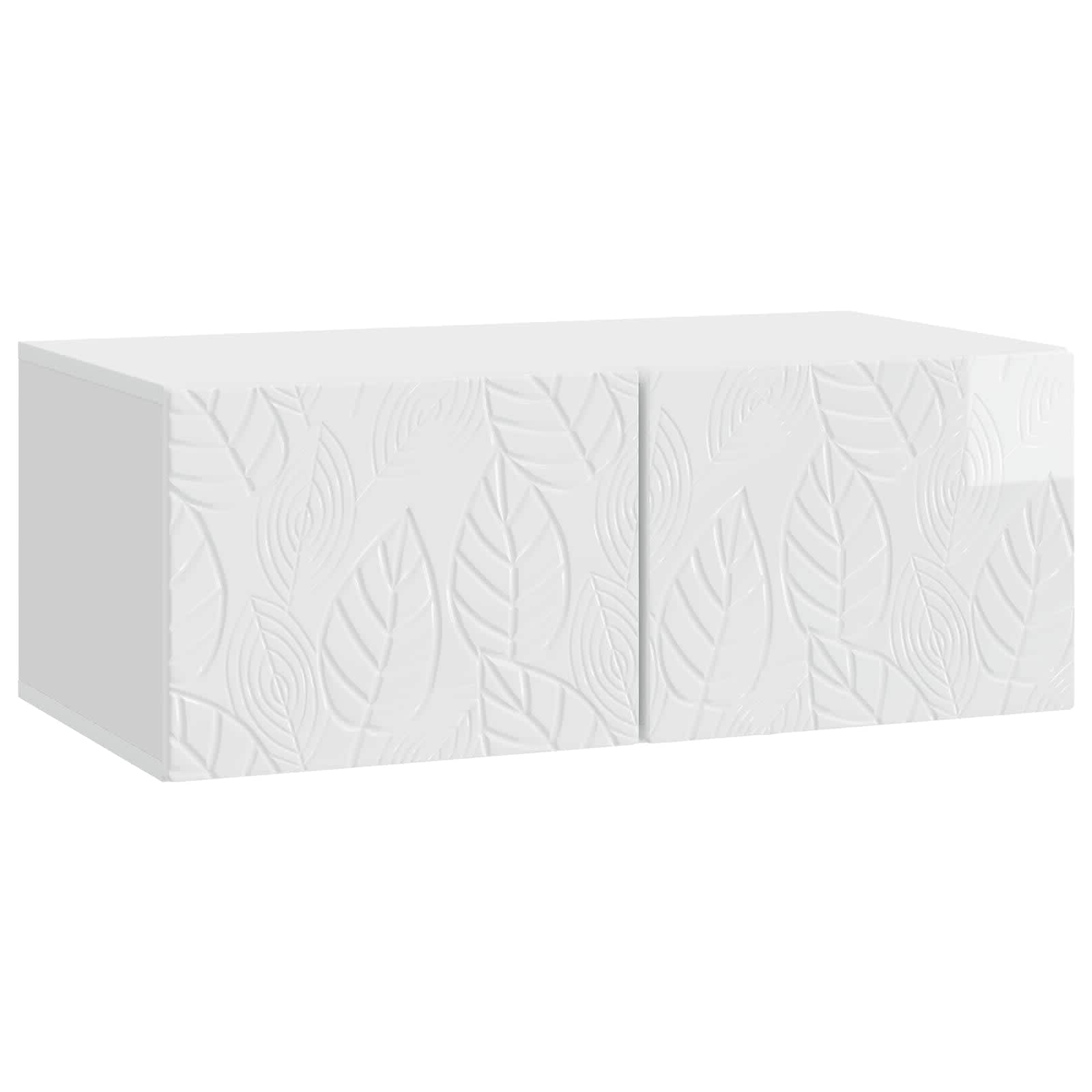 TV ormar za zid 59,5 x 31 cm Bijela visokog sjaja
