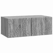 TV ormar za zid 59,5 x 31 cm Siva Sonoma Konstruirano drvo