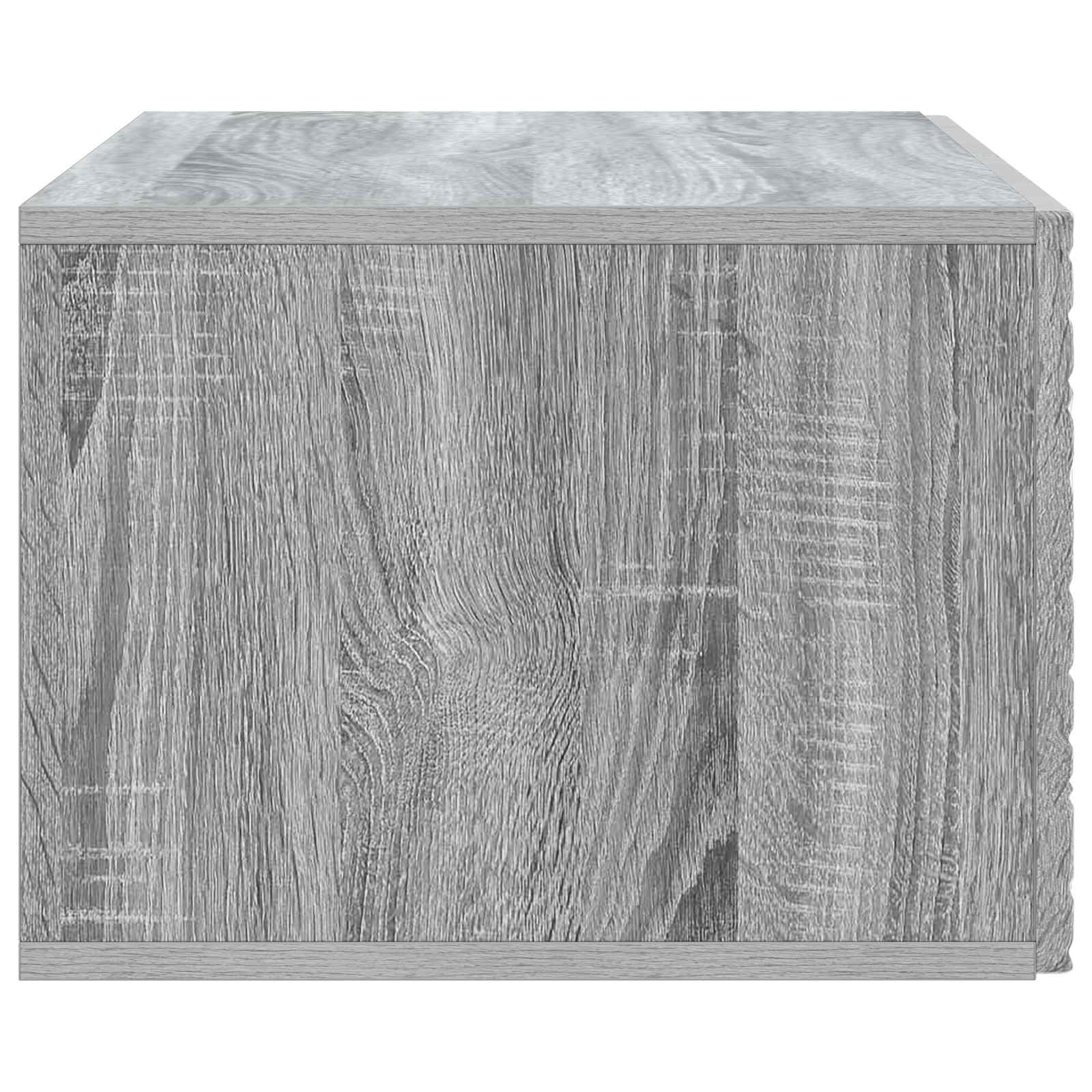TV ormar za zid 59,5 x 31 cm Siva Sonoma Konstruirano drvo