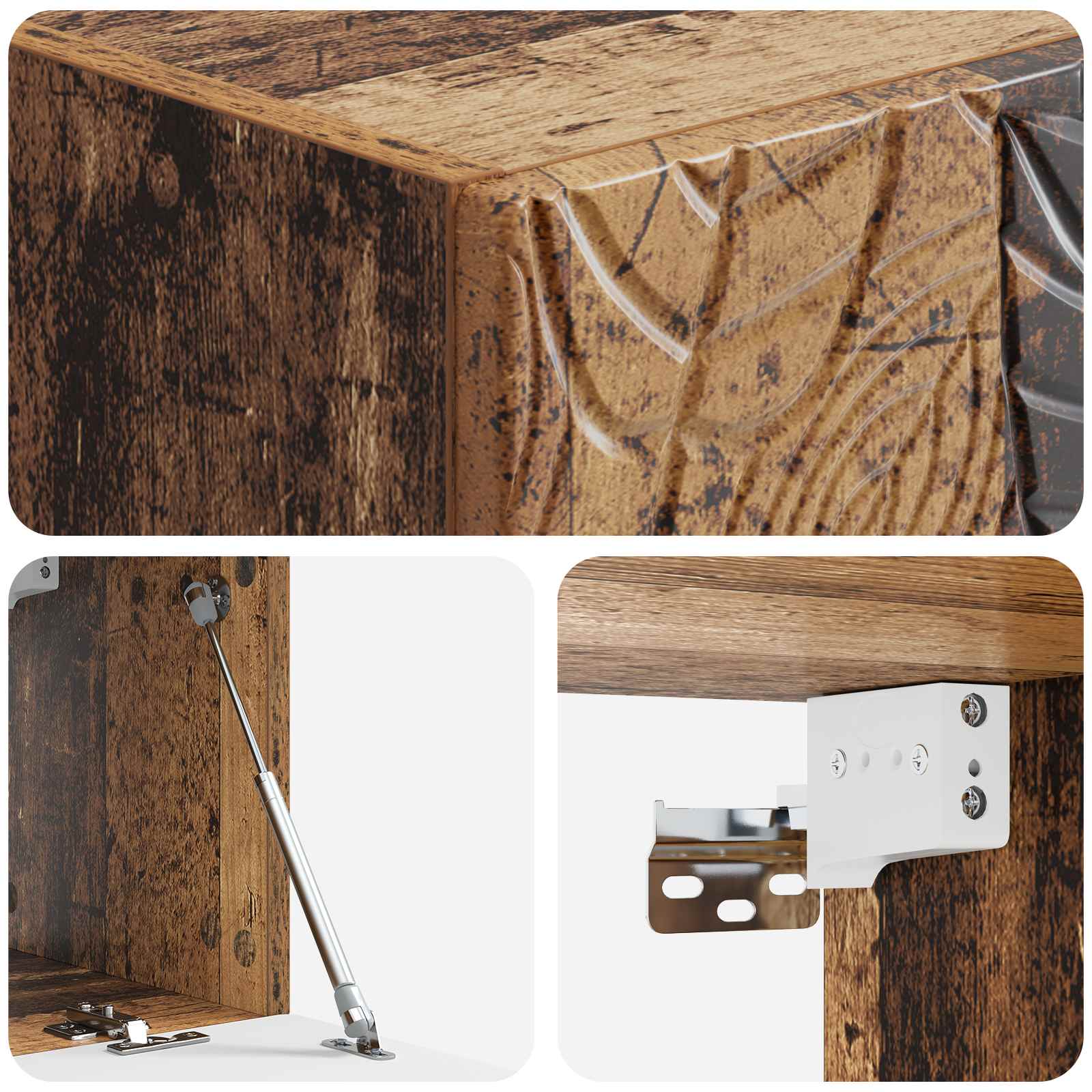 TV ormar za zid 78,5 x 31 cm Staro drvo Konstruirano drvo Zidne