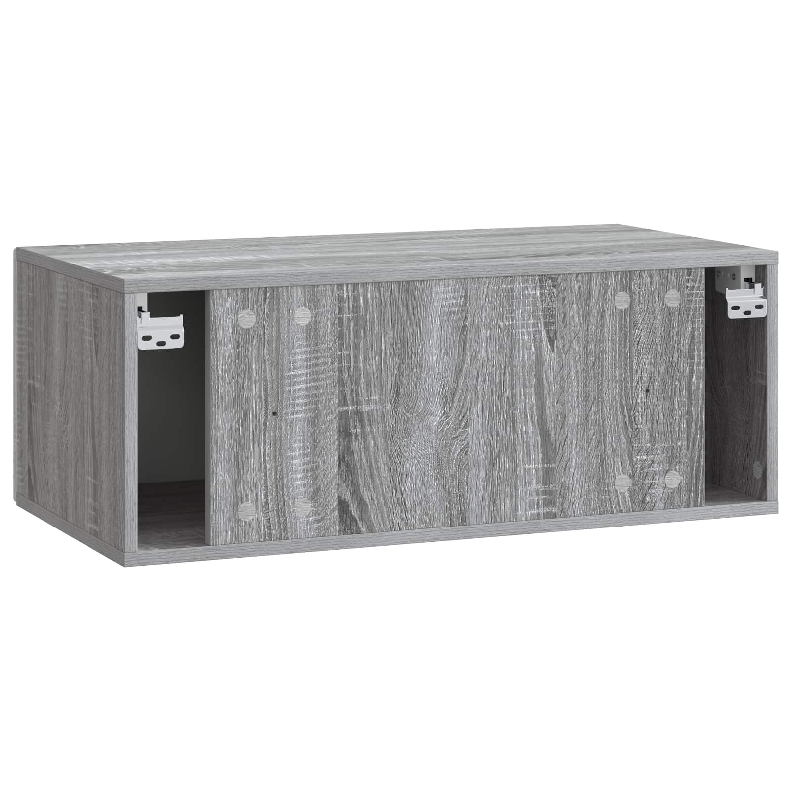 TV ormar za zid 98 x 31 cm Siva Sonoma Konstruirano drvo Zidne