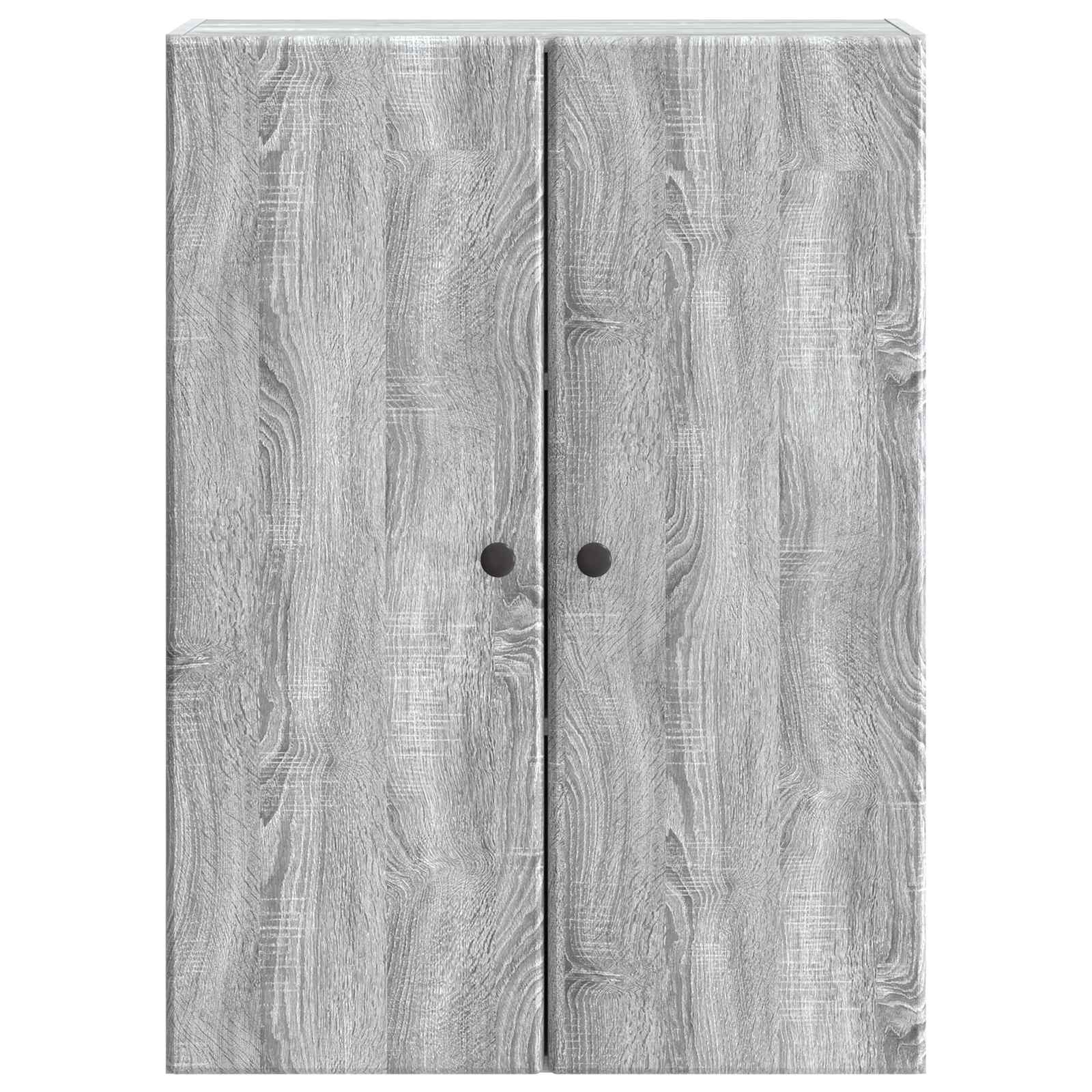 Ormar za montažu na zid Siva Sonoma 66 x 34,5 x 90 cm