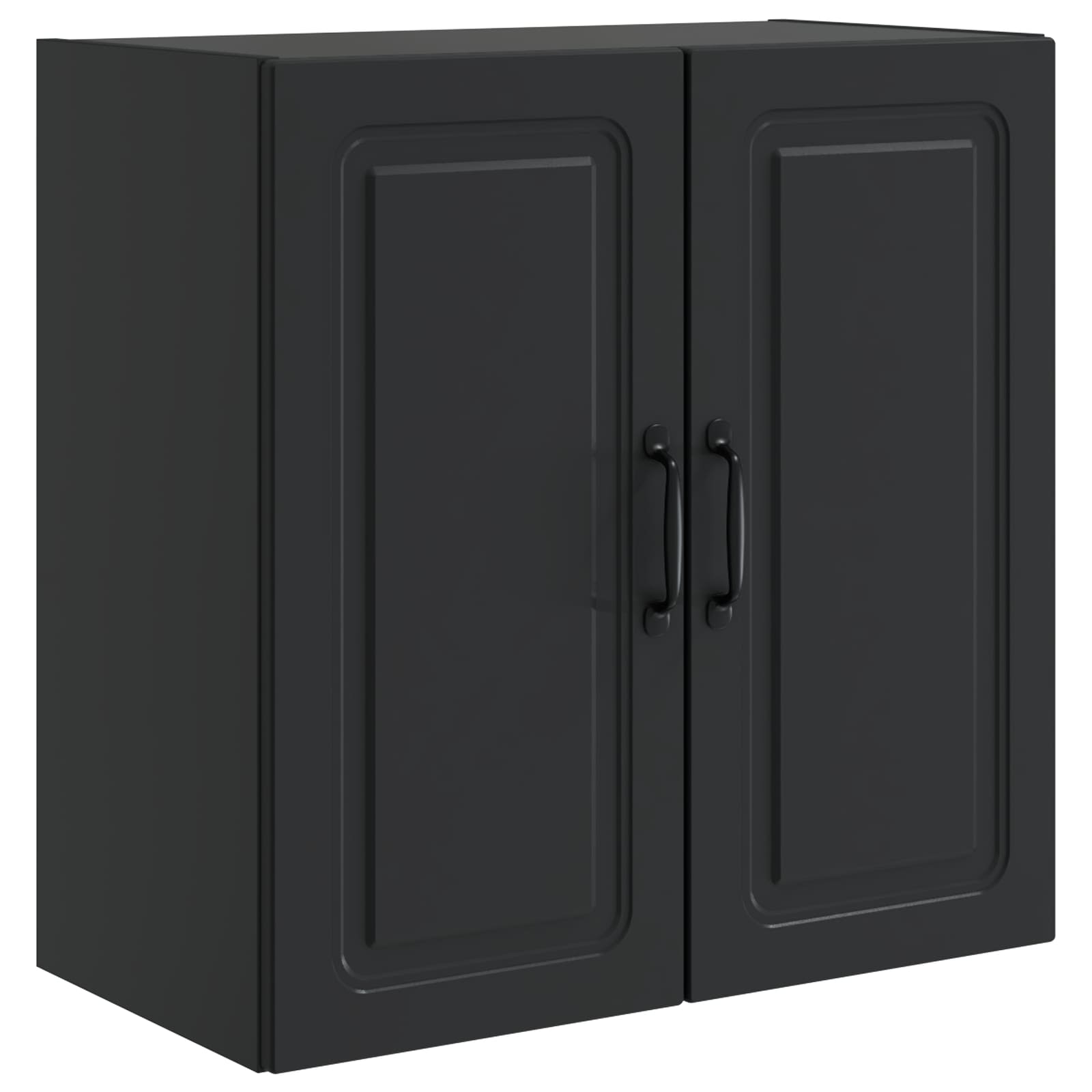 Ormar za montažu na zid Crna 59 x 31 x 60 cm Konstruirano drvo