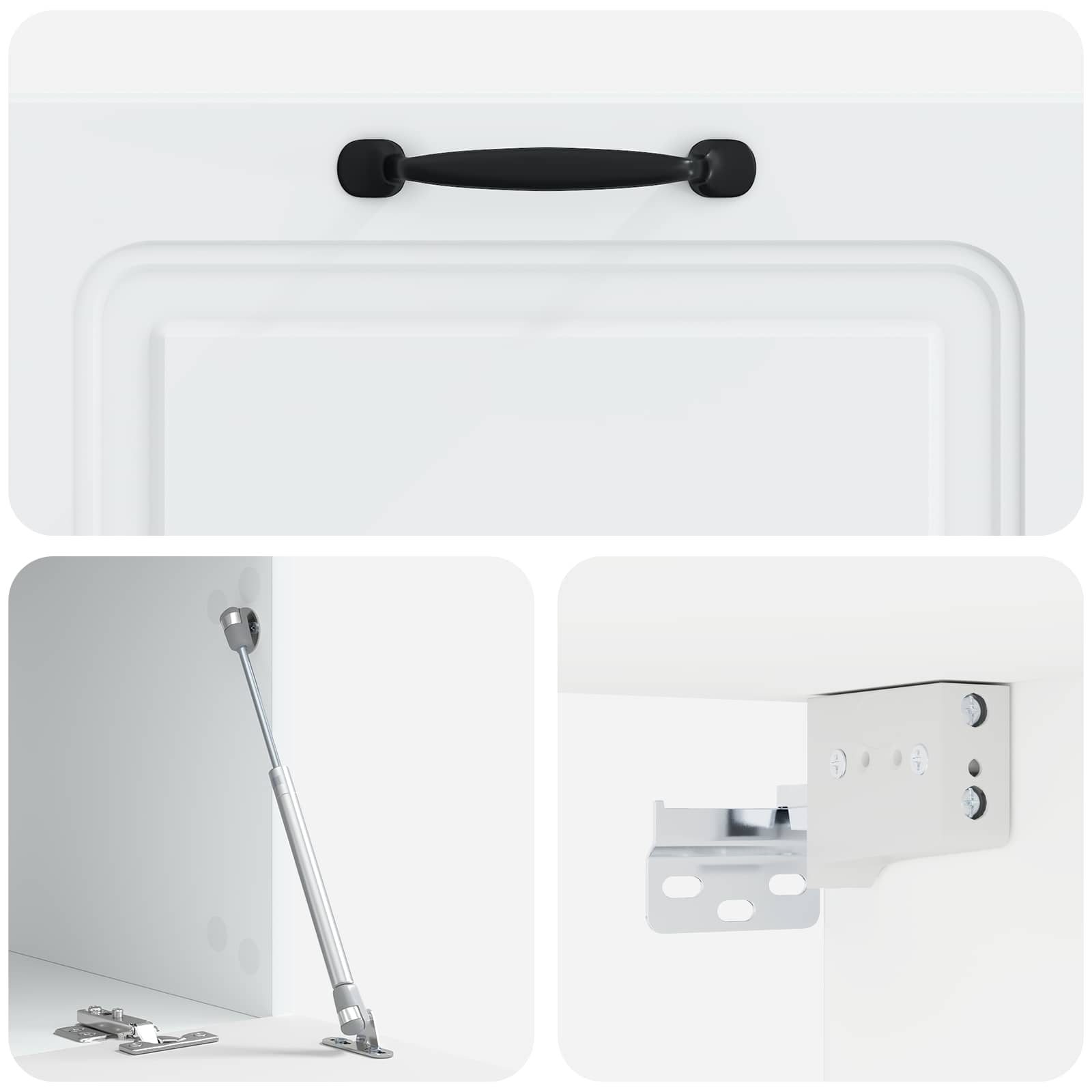 TV ormar za zid Bijela 78,5 x 41 x 30 cm Konstruirano drvo