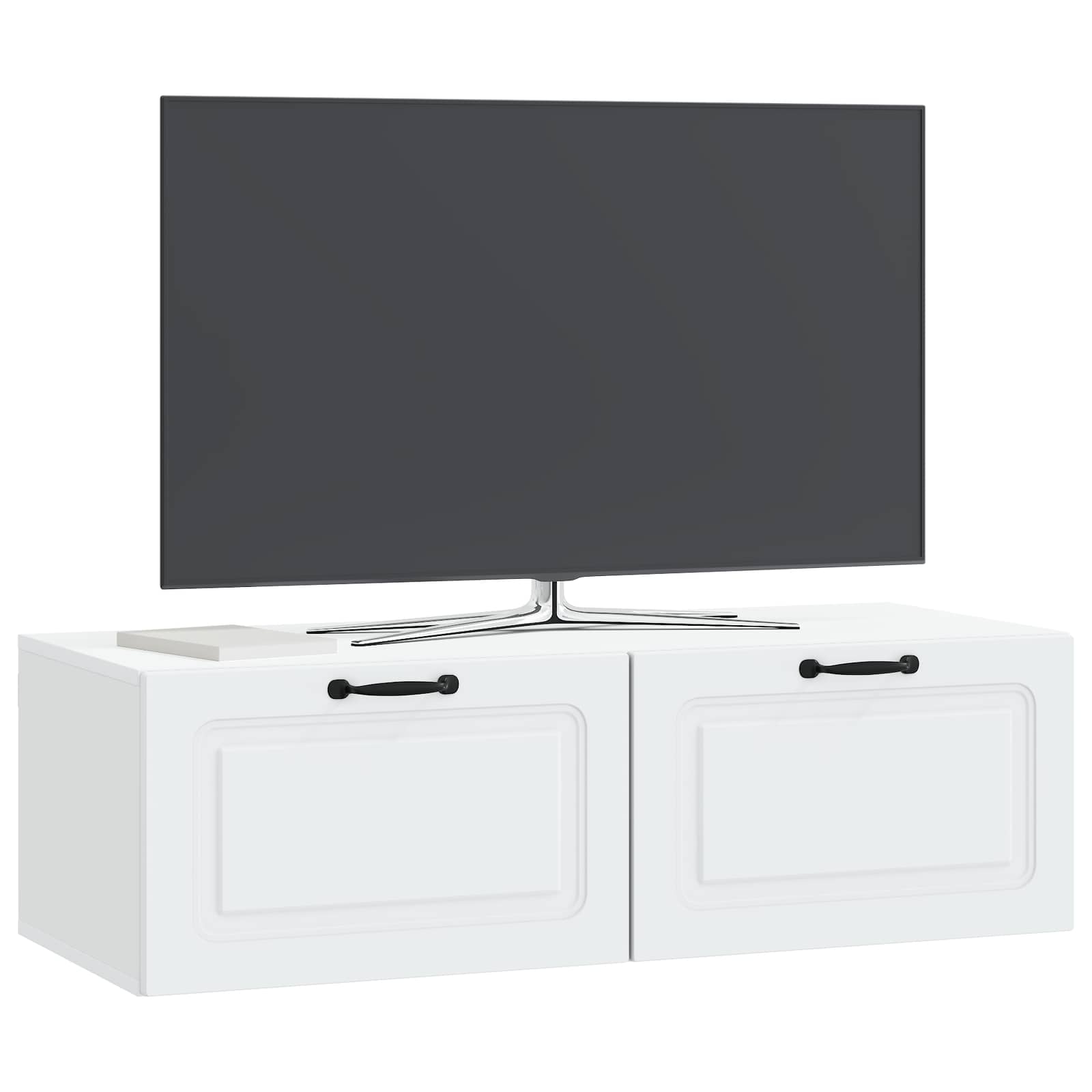 TV ormar za zid Zidne Bijela 98 x 41 x 30 cm Konstruirano drvo