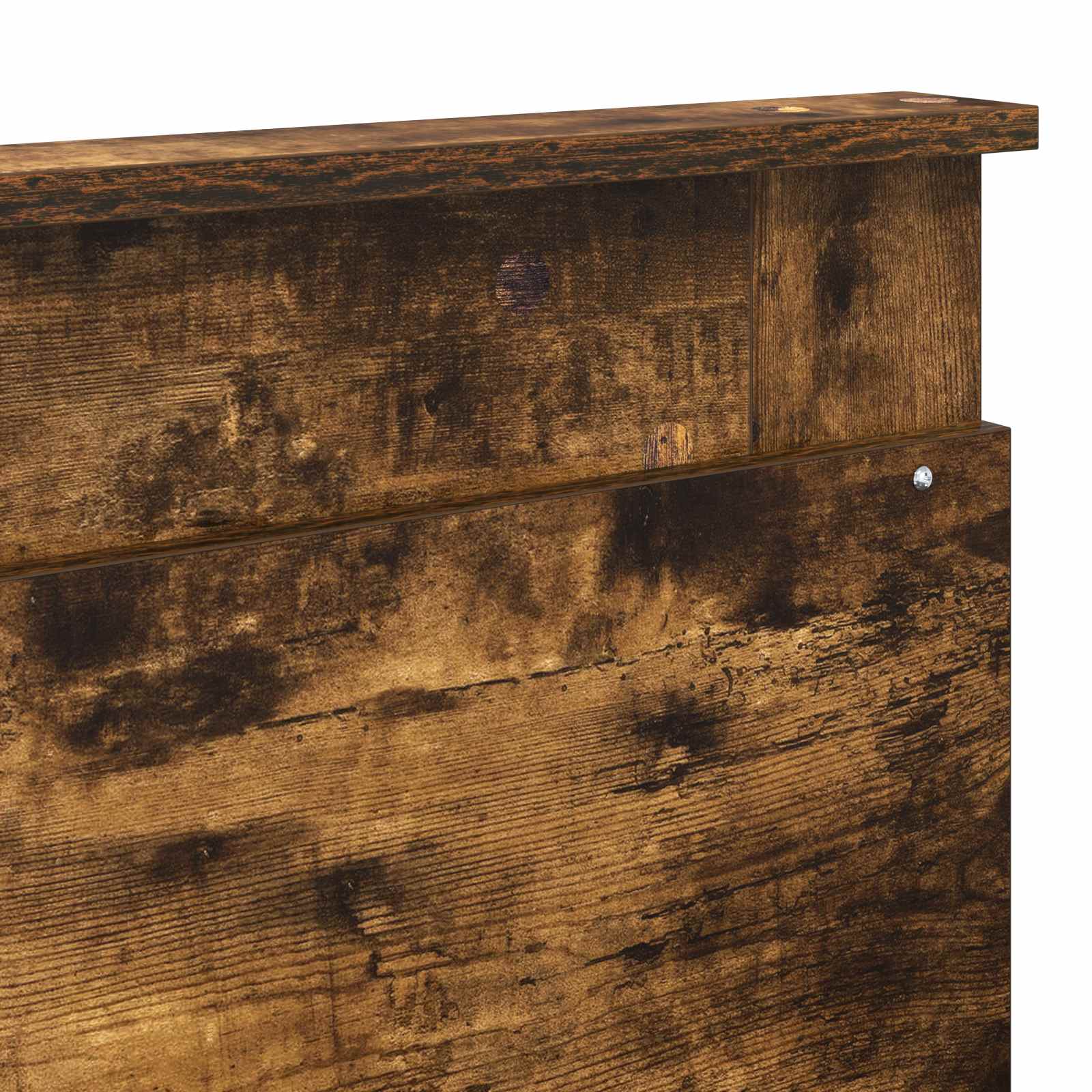 Krevet s od storage s uzglavljem Dimljeni hrast 180 x 200 cm