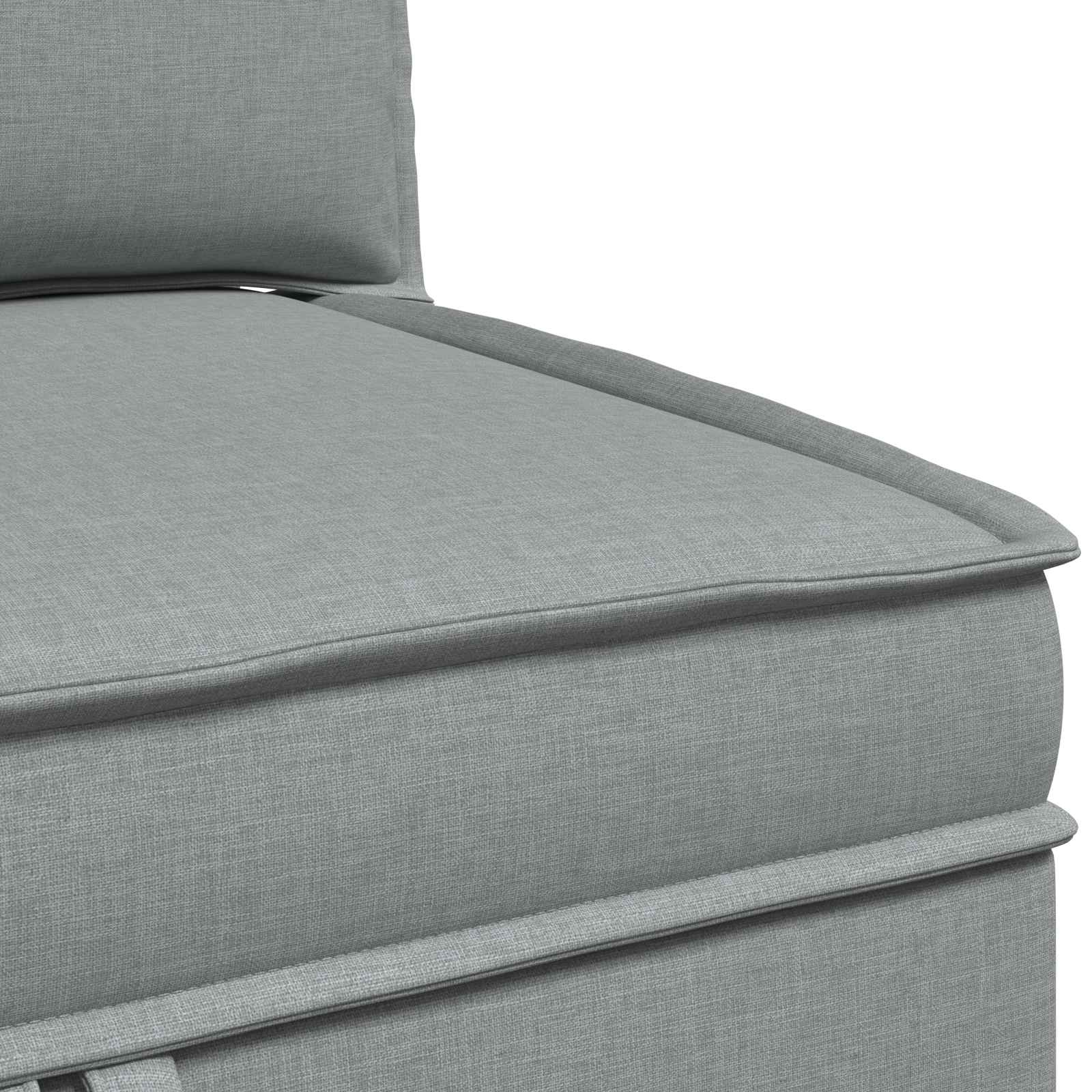 Modularni set sofe sa skladištem 3 pcs Svjetlosiva Tkanina