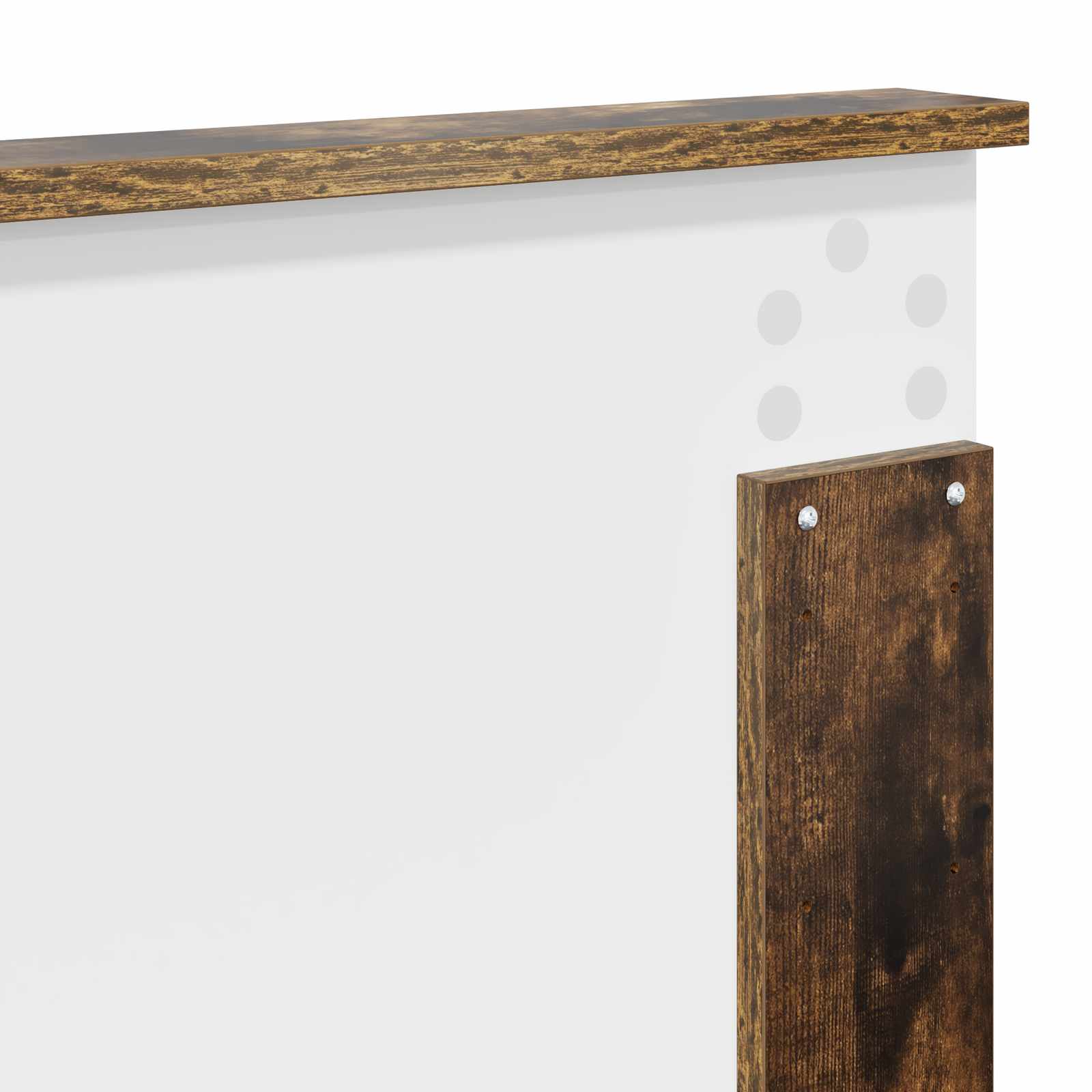 Krevet s od storage s uzglavljem Dimljeni hrast 180 x 200 cm