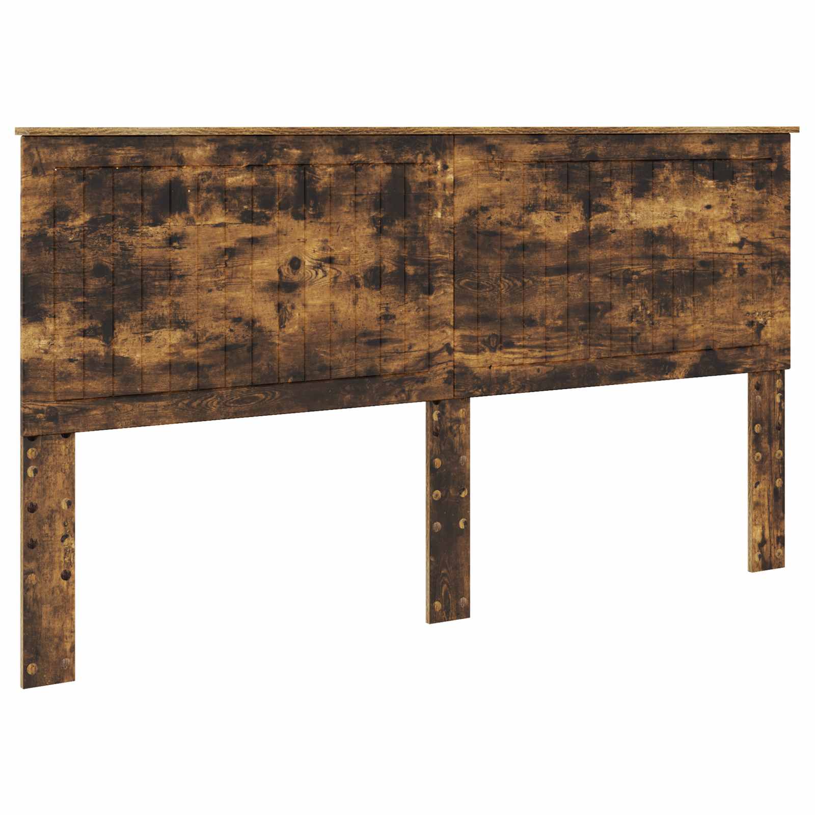 Krevet s od storage s uzglavljem Dimljeni hrast 180 x 200 cm