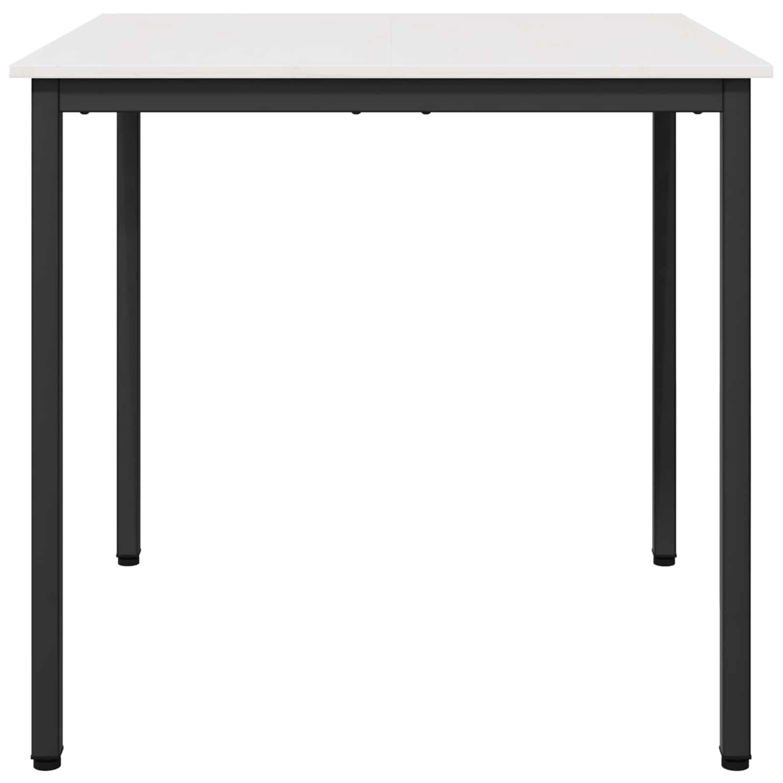 Stol za objedovanje Bijelo 80 x 80 x 75 cm Čvrsto borovo drvo