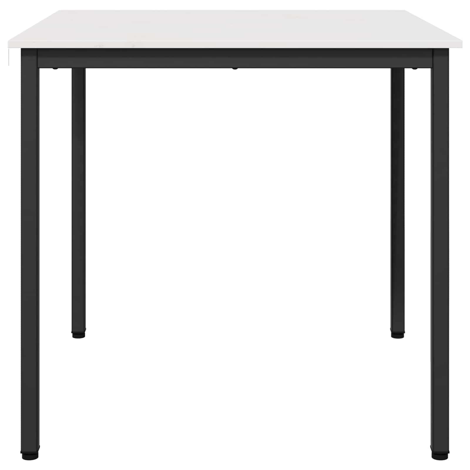 Stol za objedovanje Bijelo 80 x 80 x 75 cm Čvrsto borovo drvo