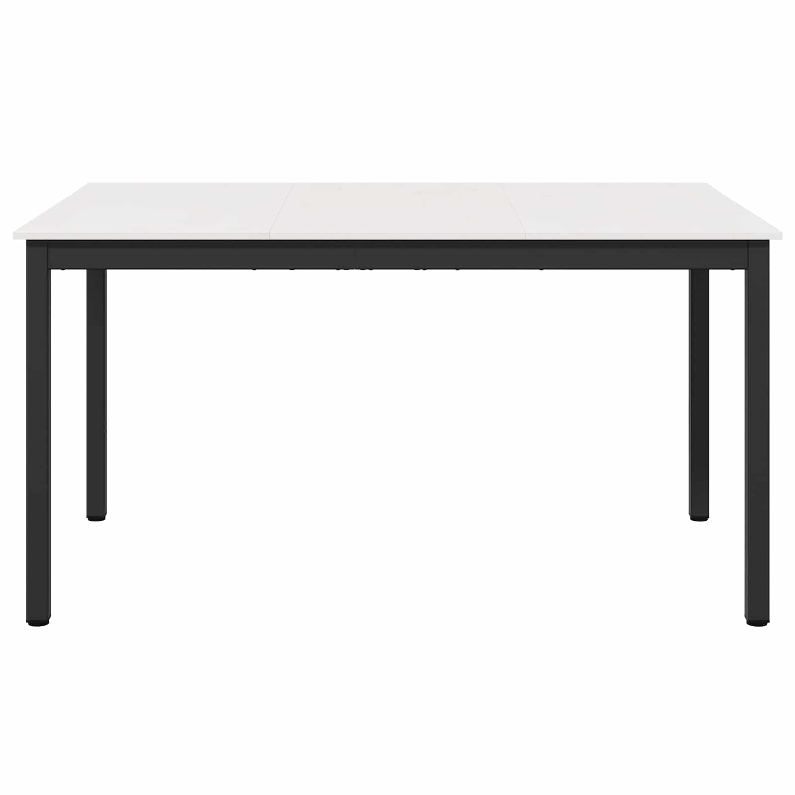 Stol za objedovanje Bijelo 150 x 90 x 75 cm Čvrsto borovo drvo
