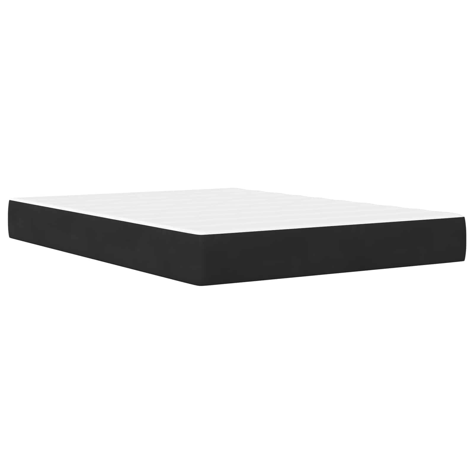 Krevetna konstrukcija 2 pcs Crna 120 x 190 cm Baršun
