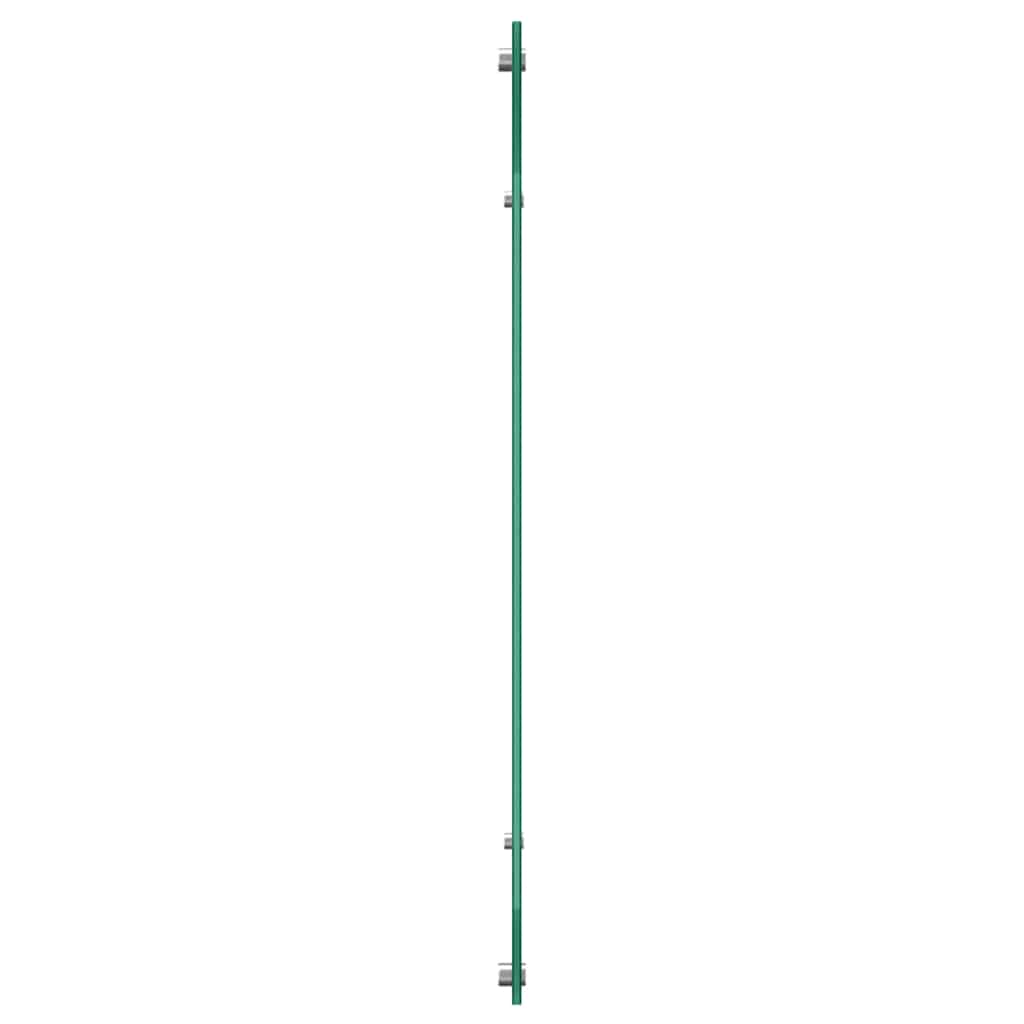 Kuhinjski zid 2 pcs Crna 120 x 60 cm Staklo otporno na udarce