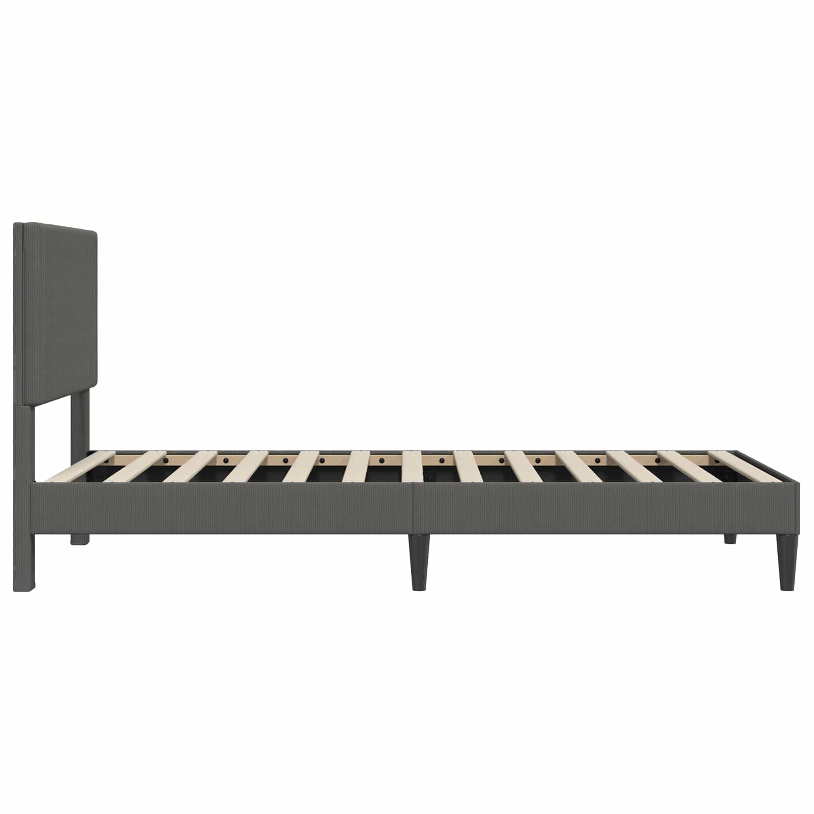 Krevetna konstrukcija Tamnosiva 90 x 200 cm Kordura tekstil