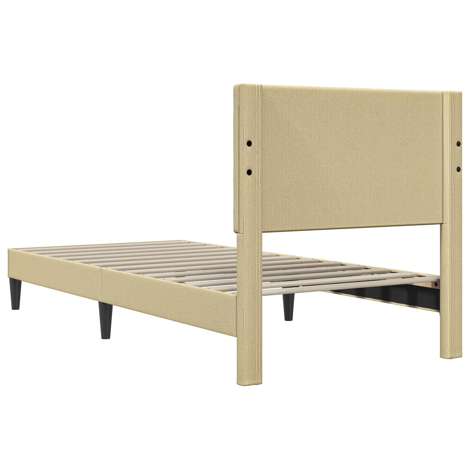 Krevetna konstrukcija Svijetlozeleni sivi 90 x 200 cm