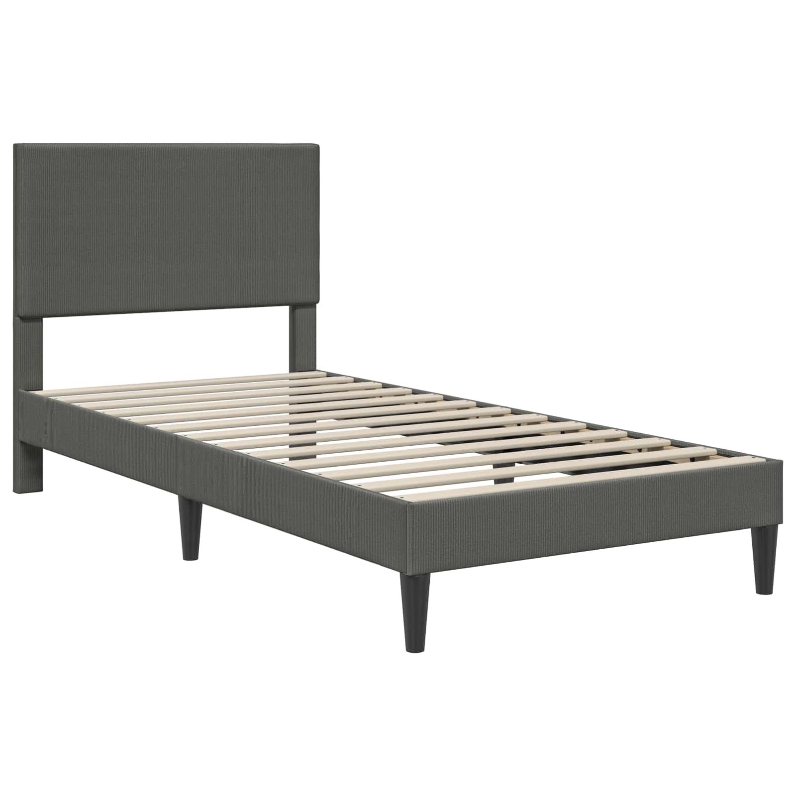Krevetna konstrukcija Tamnosiva 100 x 200 cm Kordura tekstil