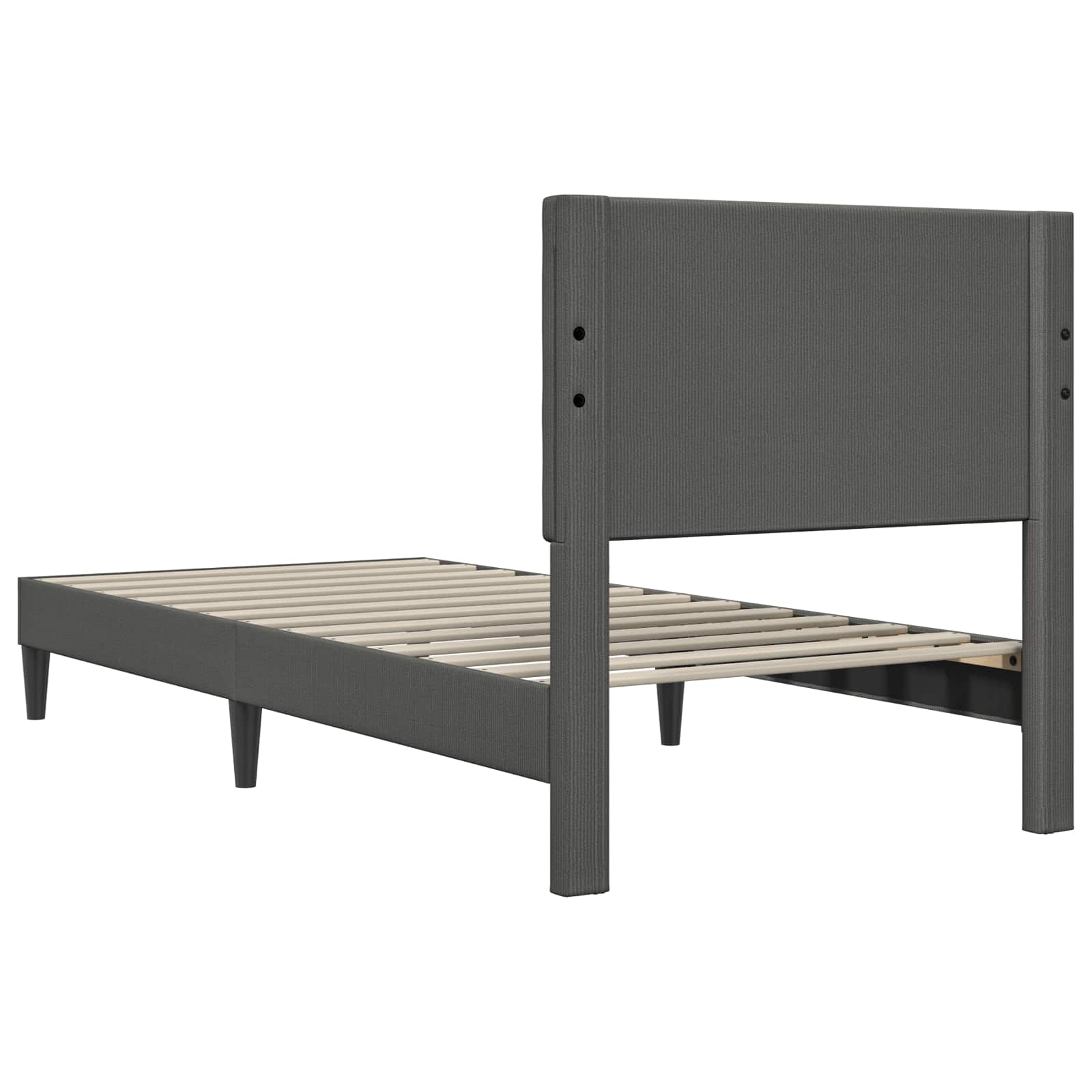 Krevetna konstrukcija Tamnosiva 100 x 200 cm Kordura tekstil
