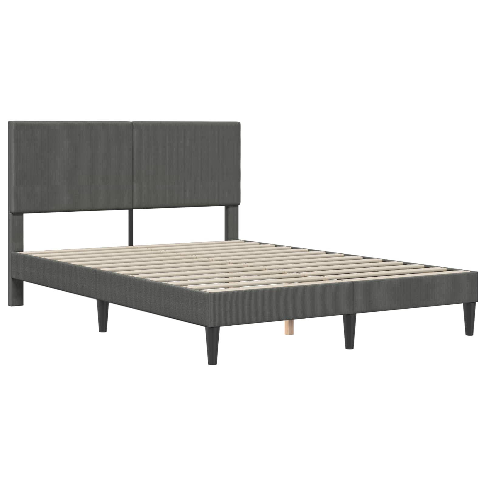 Krevetna konstrukcija Tamnosiva 120 x 190 cm Kordura tekstil