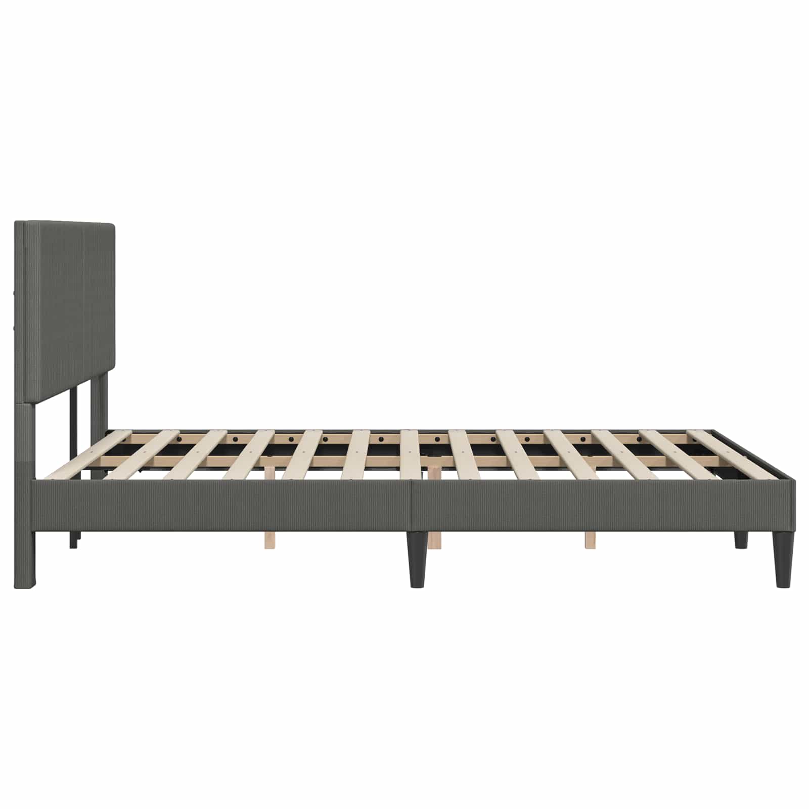Krevetna konstrukcija Tamnosiva 120 x 200 cm Kordura tekstil