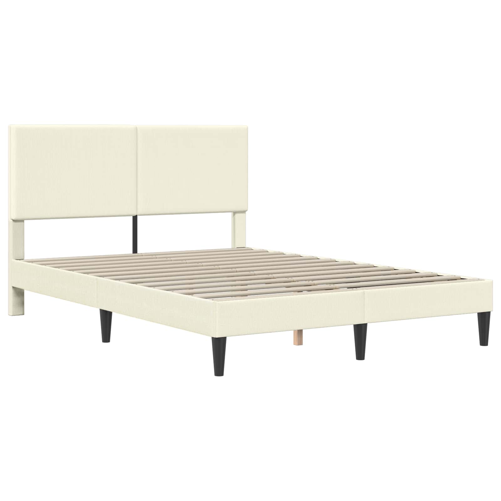 Krevetna konstrukcija Krem 120 x 200 cm Kordura tekstil